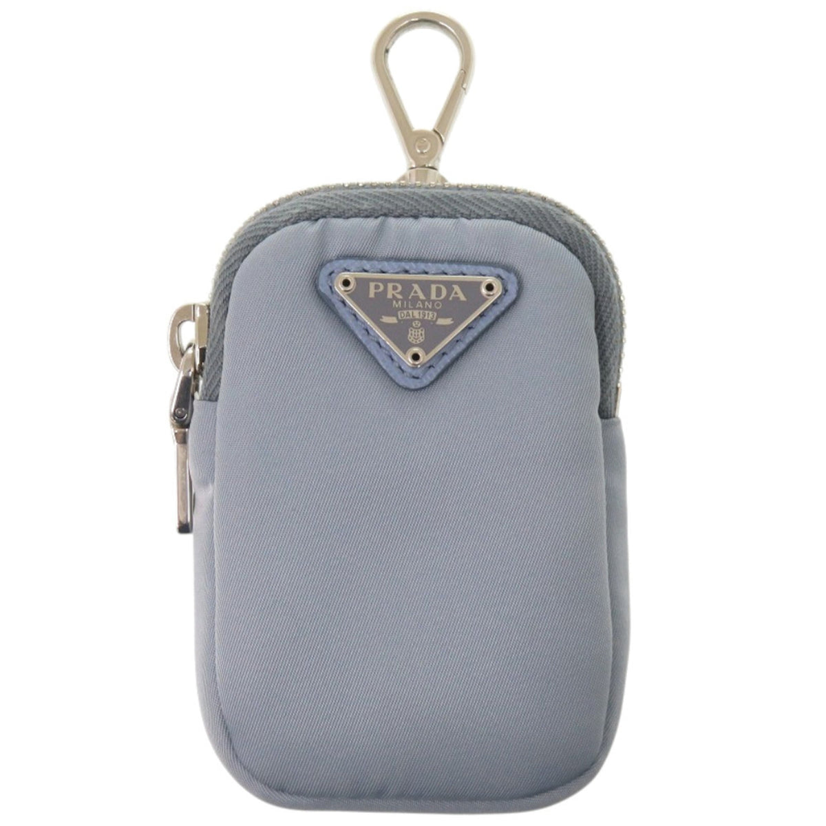 Prada Light Blue Nylon Handbag Pouch (Pre-Owned)