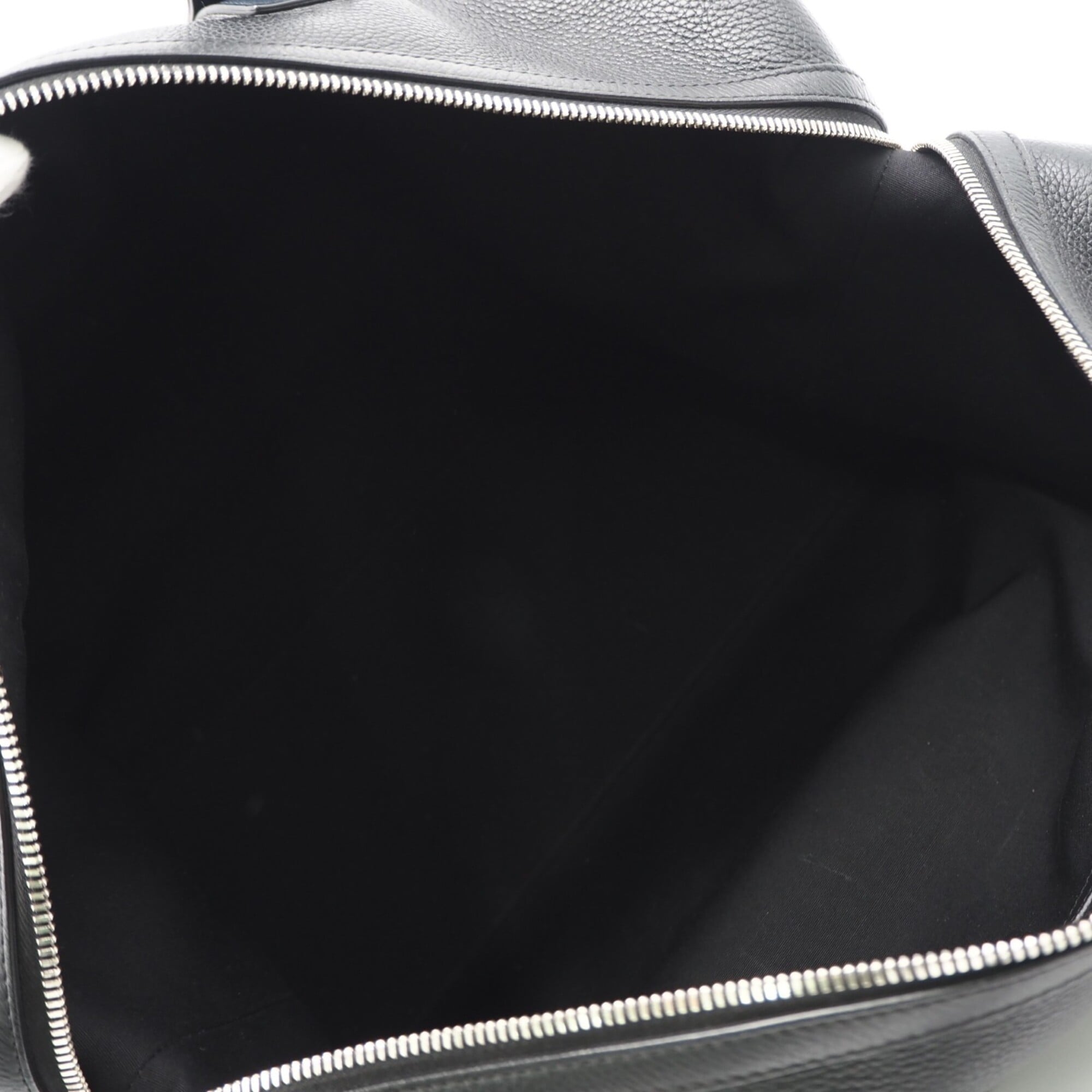 Dior Homme Black Navy Leather Boston Bag (Pre-Owned)