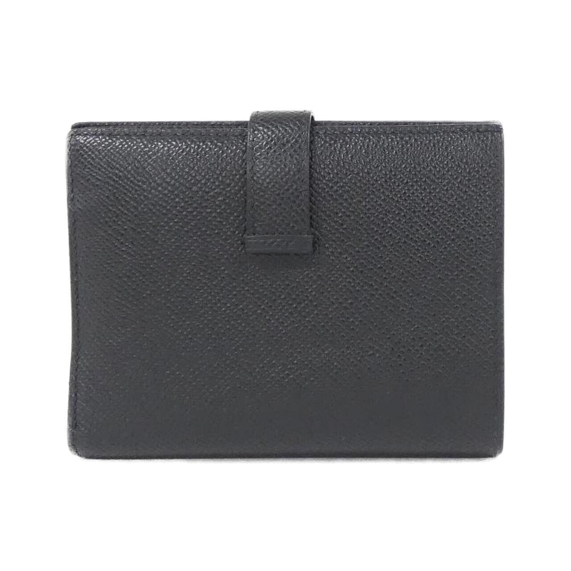 Hermes Black Epsom Leather Wallet (Bi-Fold) (Pre-Owned)