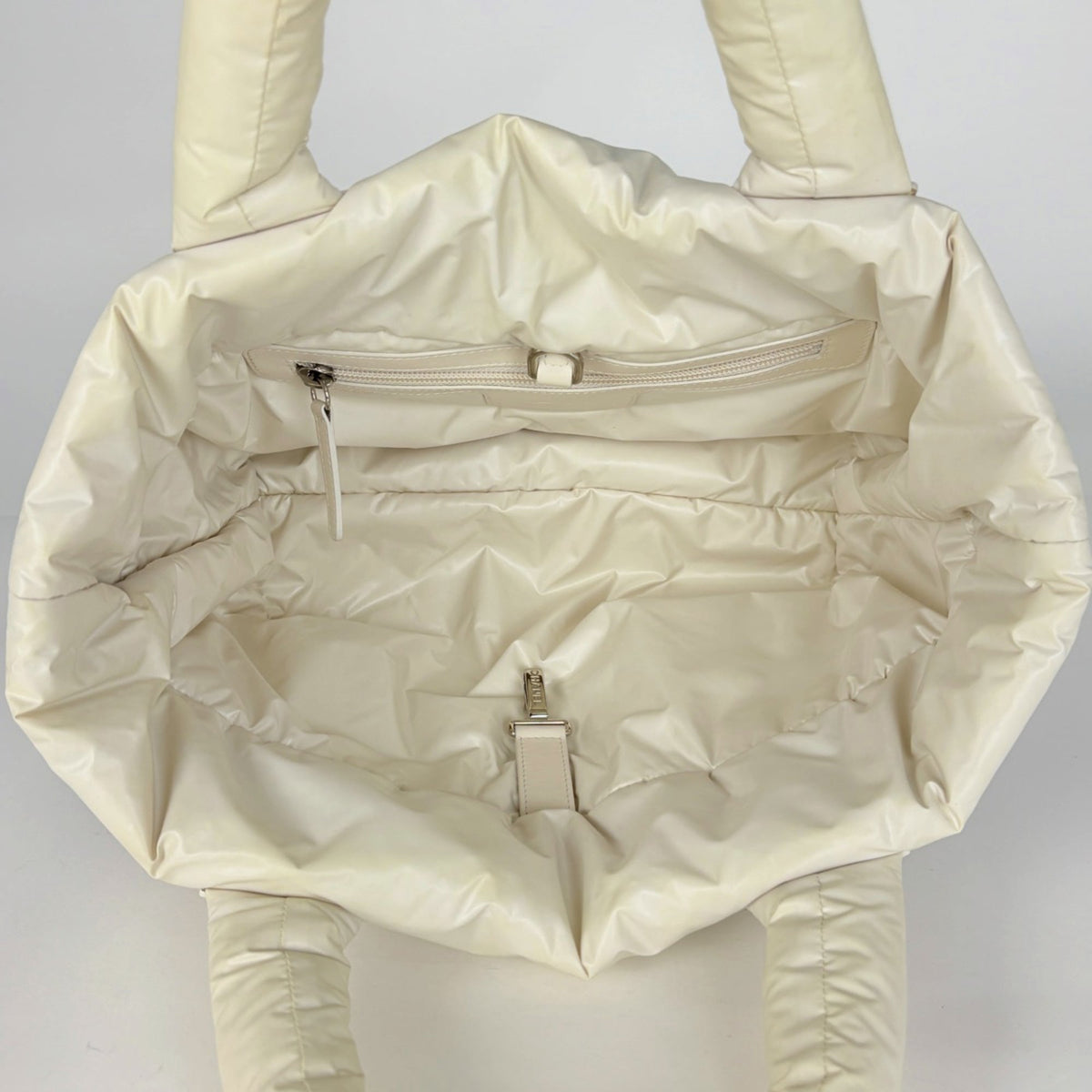 Chanel Coco Cocoon Ivory Multi-Color Nylon Leather Tote Bag (Pre-Owned)