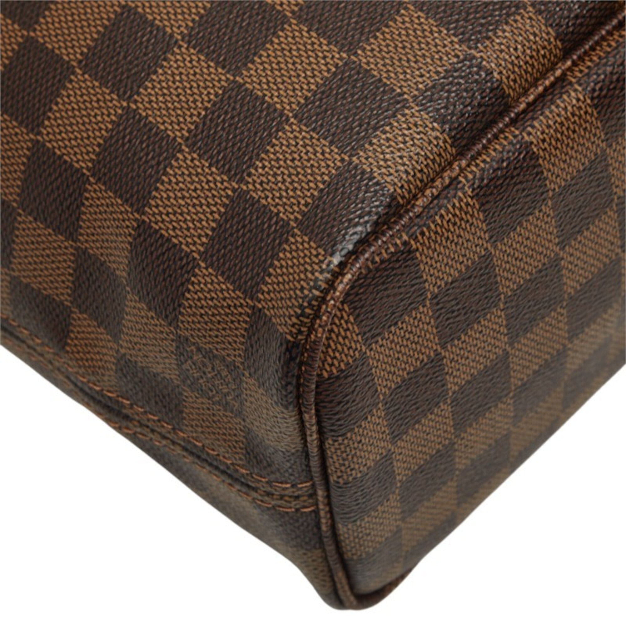 Louis Vuitton Brown Pvc Leather Handbag Tote Bag (Pre-Owned)