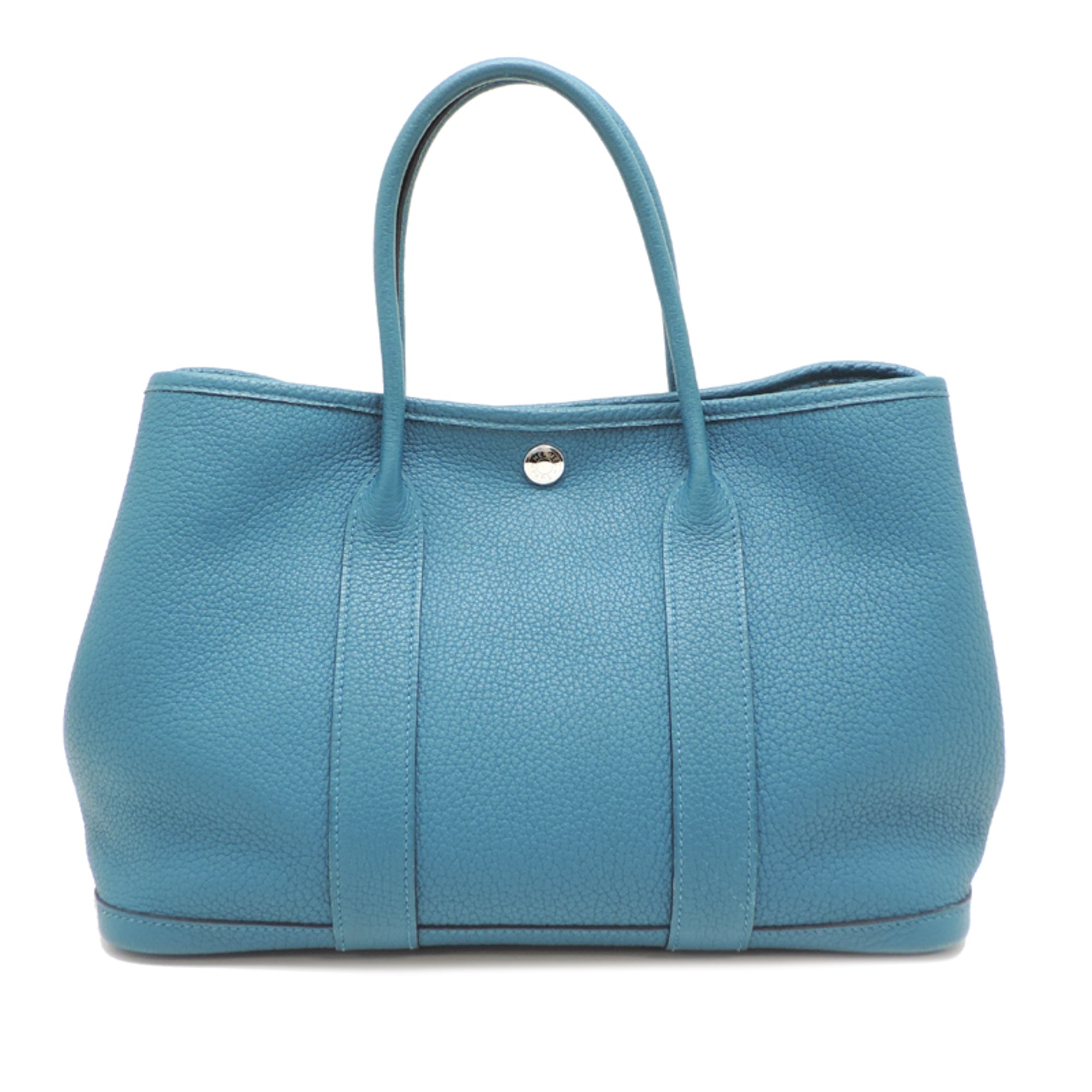 Hermes Cobalt Light Blue Negonda Leather Tote Bag (Pre-Owned)