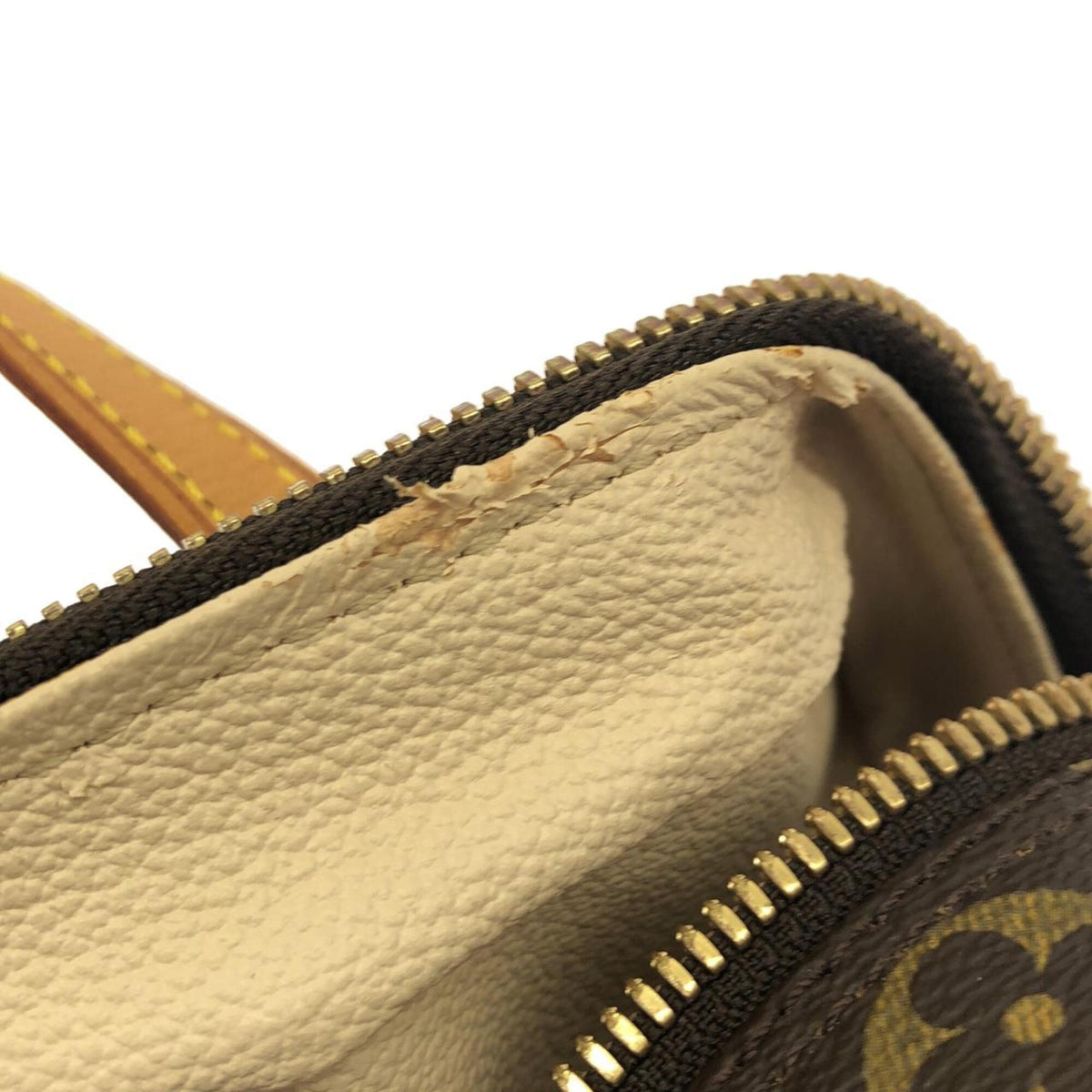 Louis Vuitton Marron Monogram Coated Canvas Handbag (Pre-Owned)