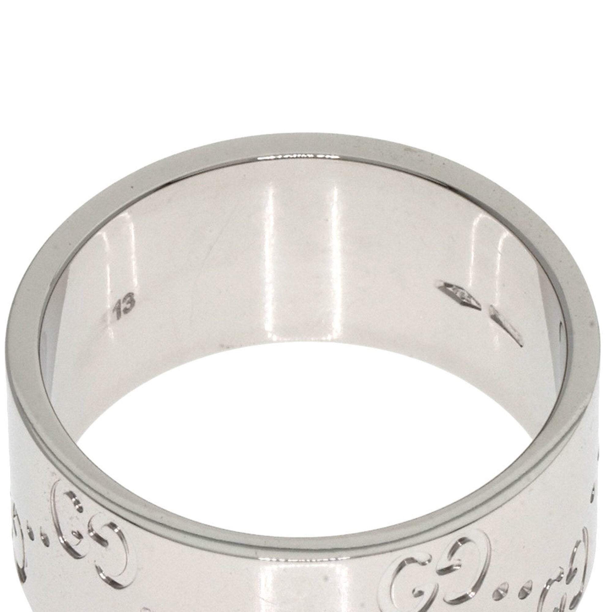 Gucci White Gold (18K) Band Ring (Pre-Owned)