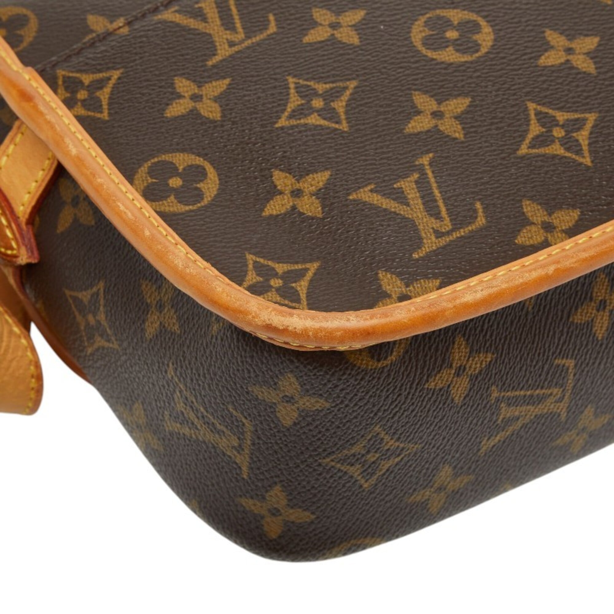 Louis Vuitton Brown Pvc Leather Shoulder Bag (Pre-Owned)