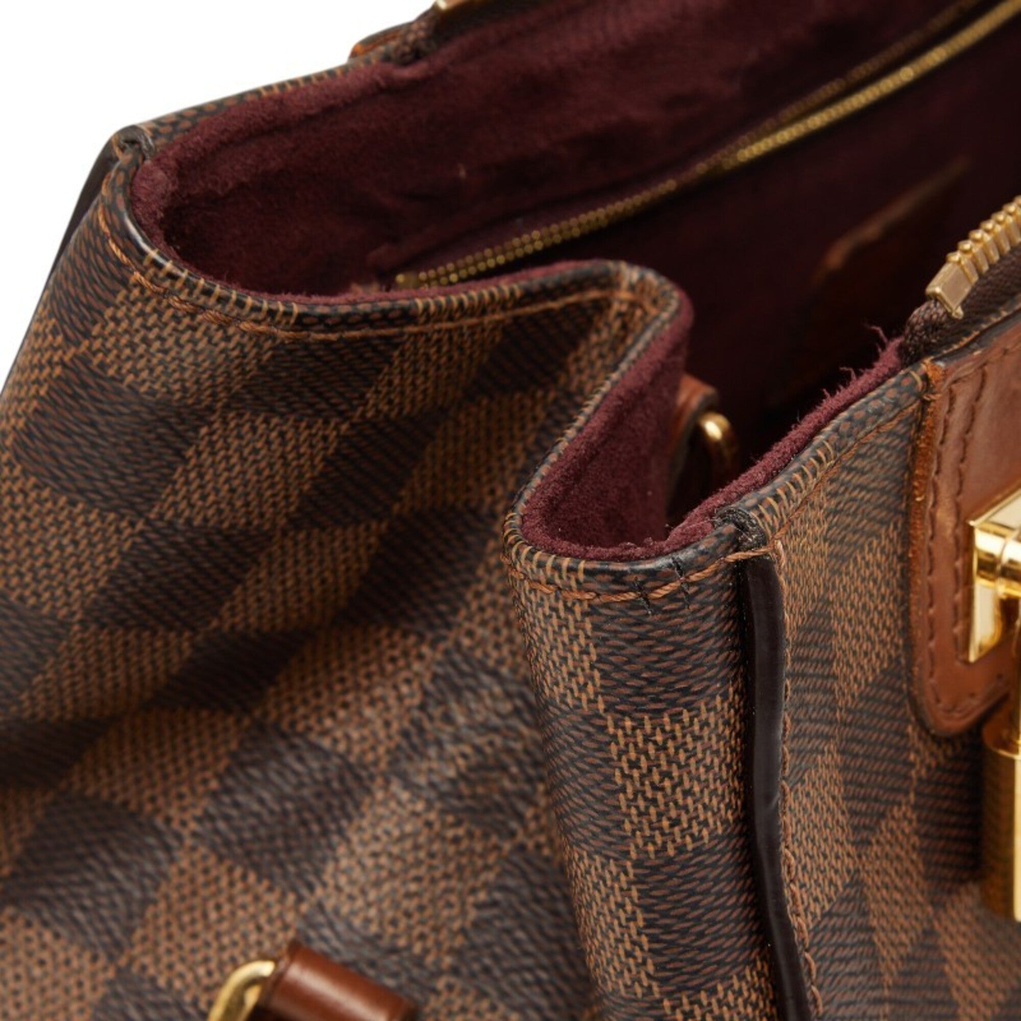 Louis Vuitton Brown Pvc Leather Handbag Shoulder Bag (Pre-Owned)