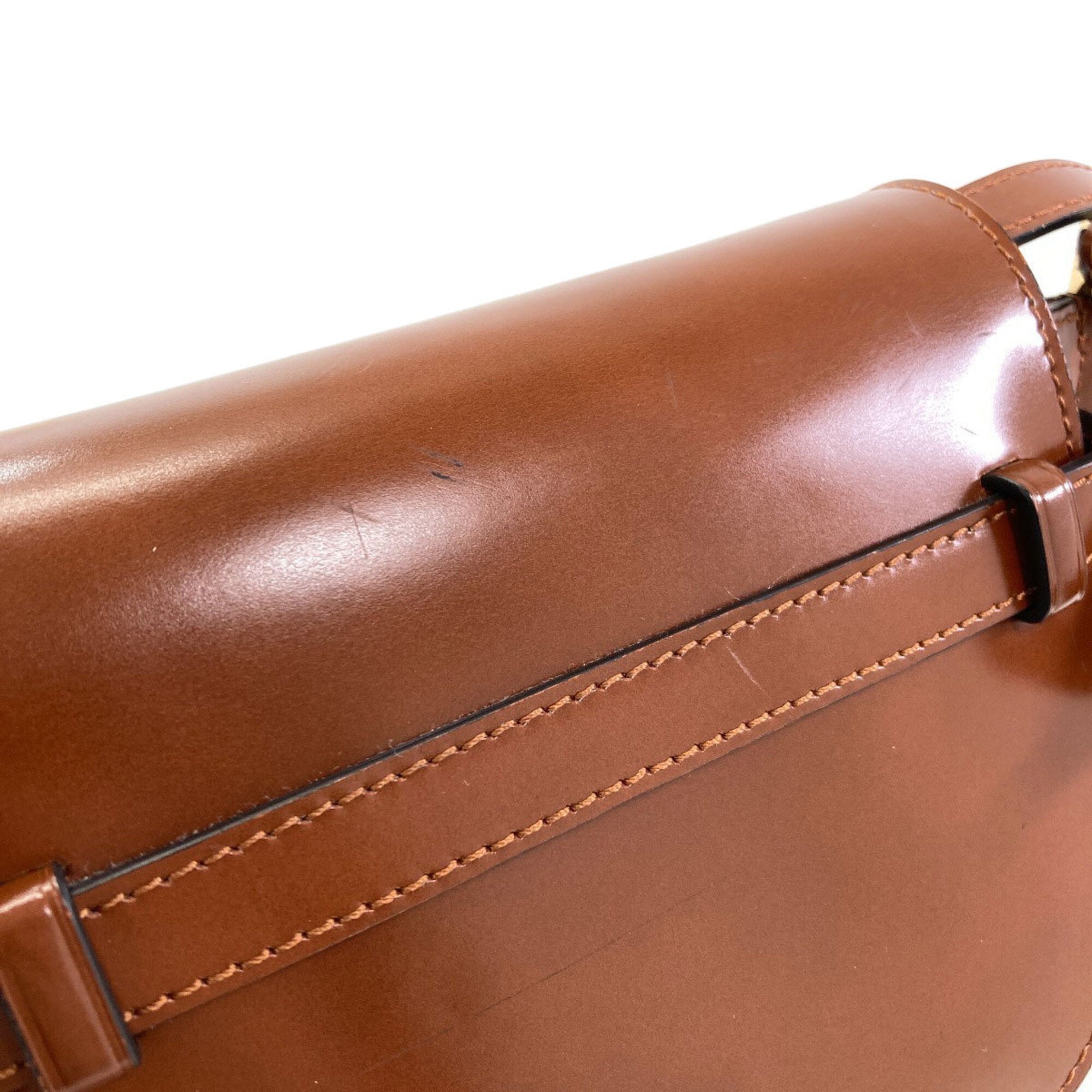 Loewe Brown Leather Shoulder Bag (Pre-Owned)