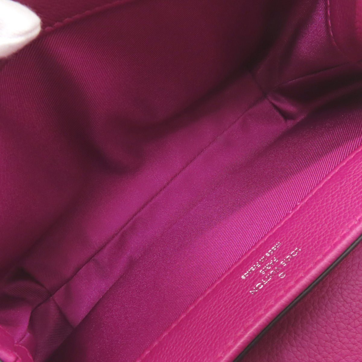 Louis Vuitton Gray Pink Purple Leather Shoulder Bag (Pre-Owned)