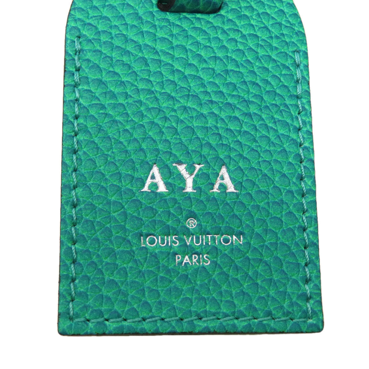 Louis Vuitton Blue Green Leather Handbag (Pre-Owned)