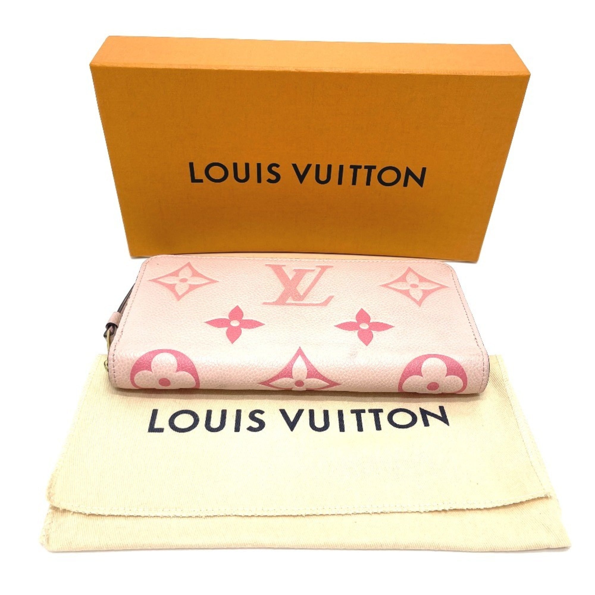Louis Vuitton Monogram Empreinte Pink Monogram Empreinte Long Wallet (Bi-Fold) (Pre-Owned)