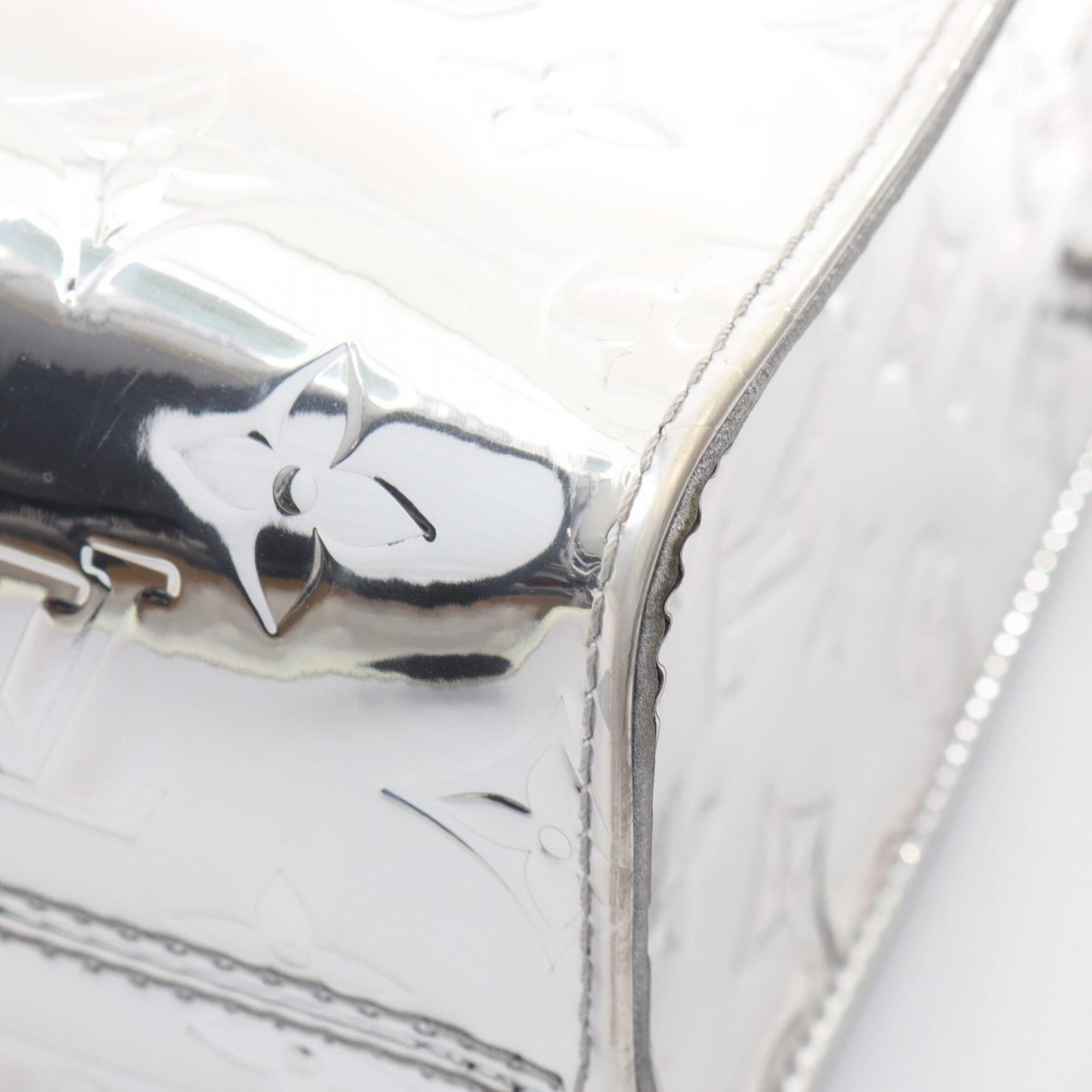Louis Vuitton Argent Silver Coated Canvas Handbag (Pre-Owned)