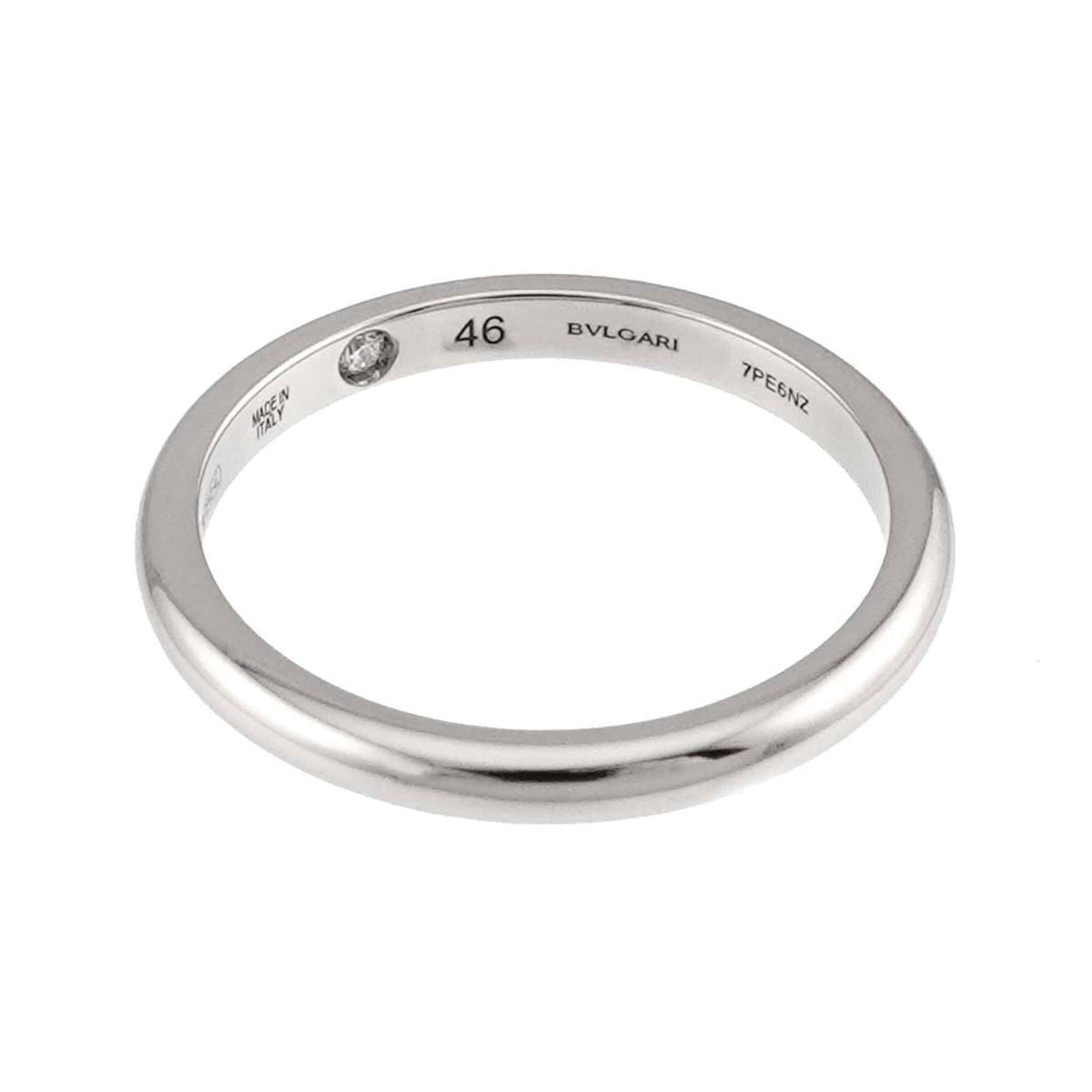 Bvlgari Platinum 950 Band Ring (Pre-Owned)