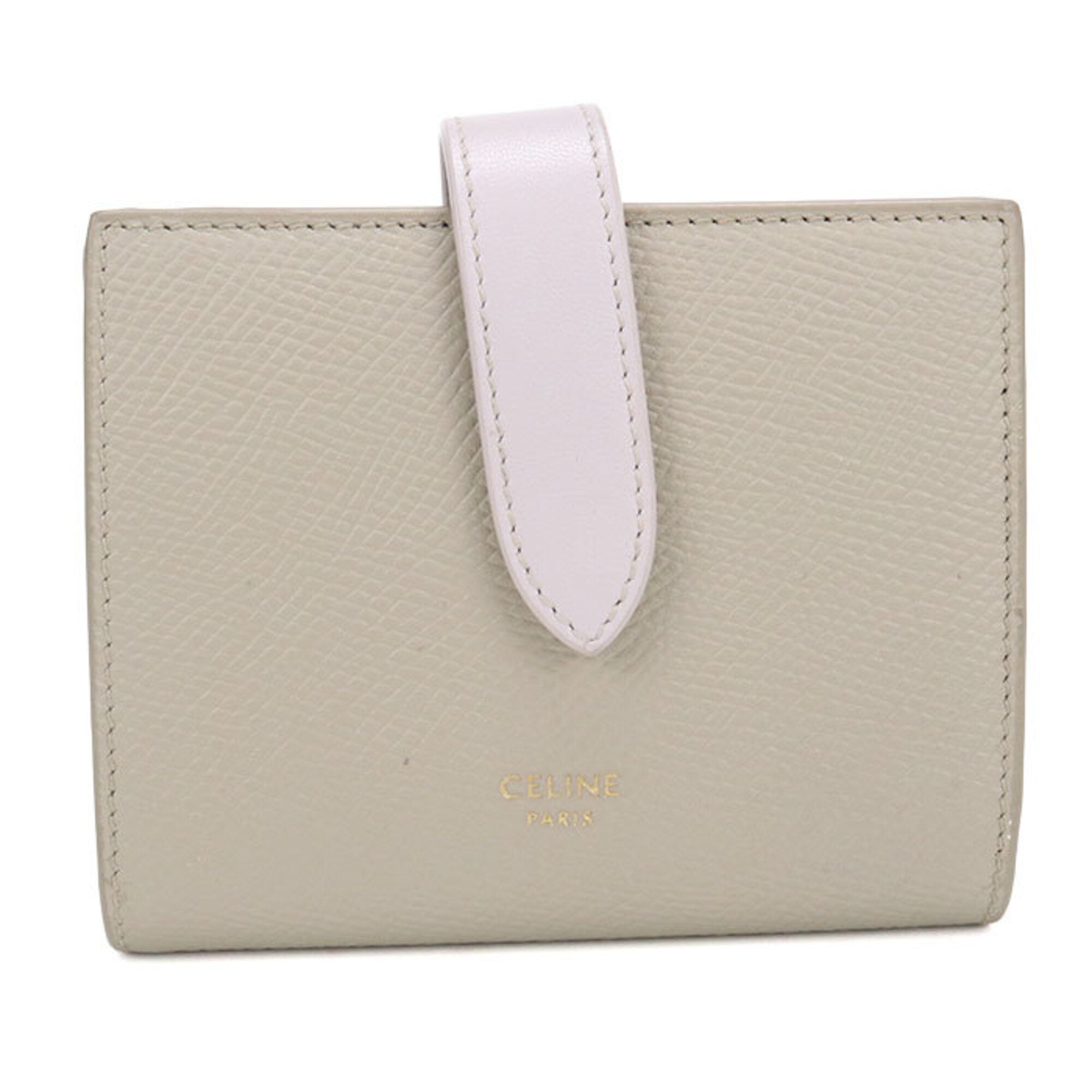 Celine Beige Leather Wallet (Bi-Fold) (Pre-Owned)