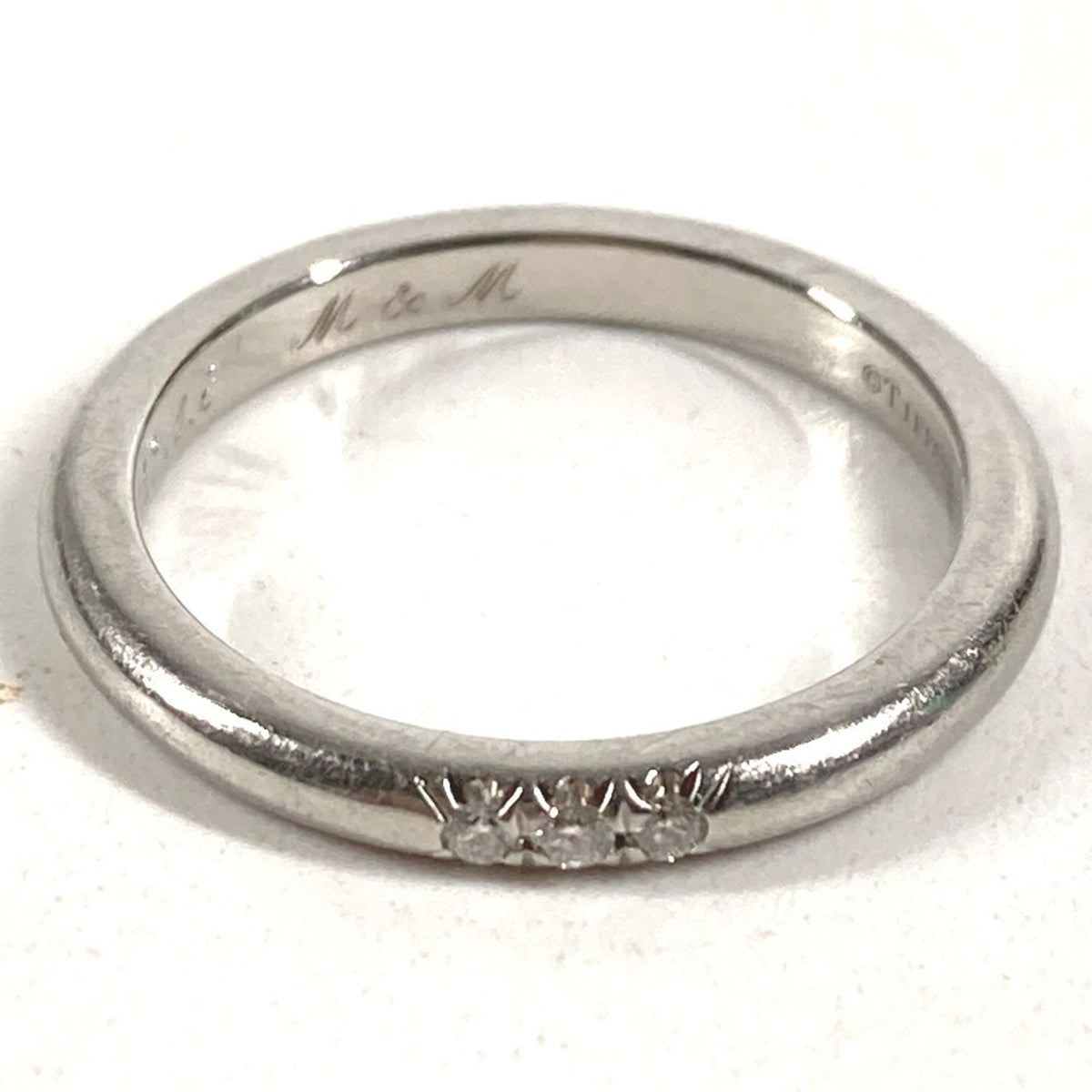 Tiffany Platinum 950 Band Ring (Pre-Owned)