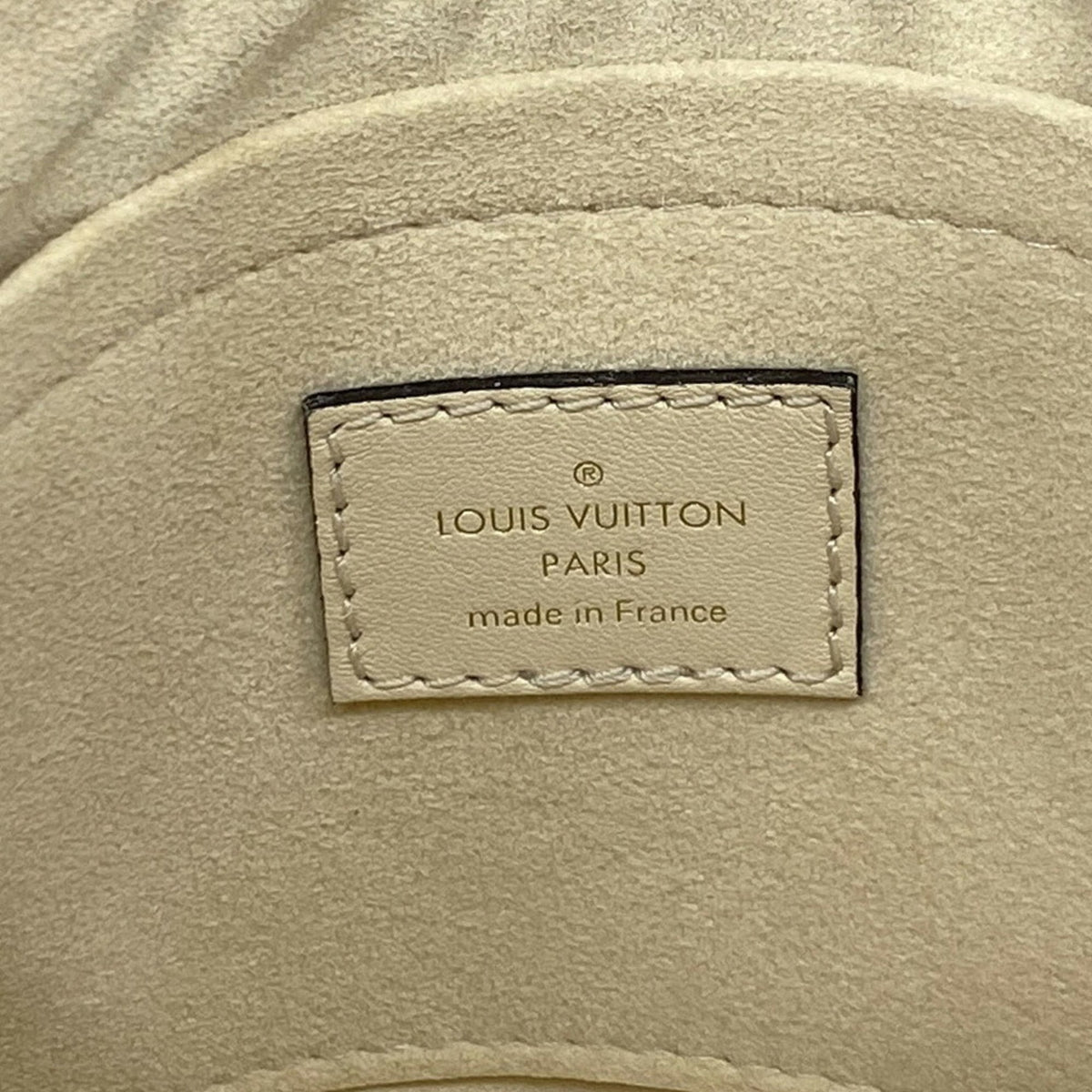 Louis Vuitton Brown Cream Handbag (Pre-Owned)