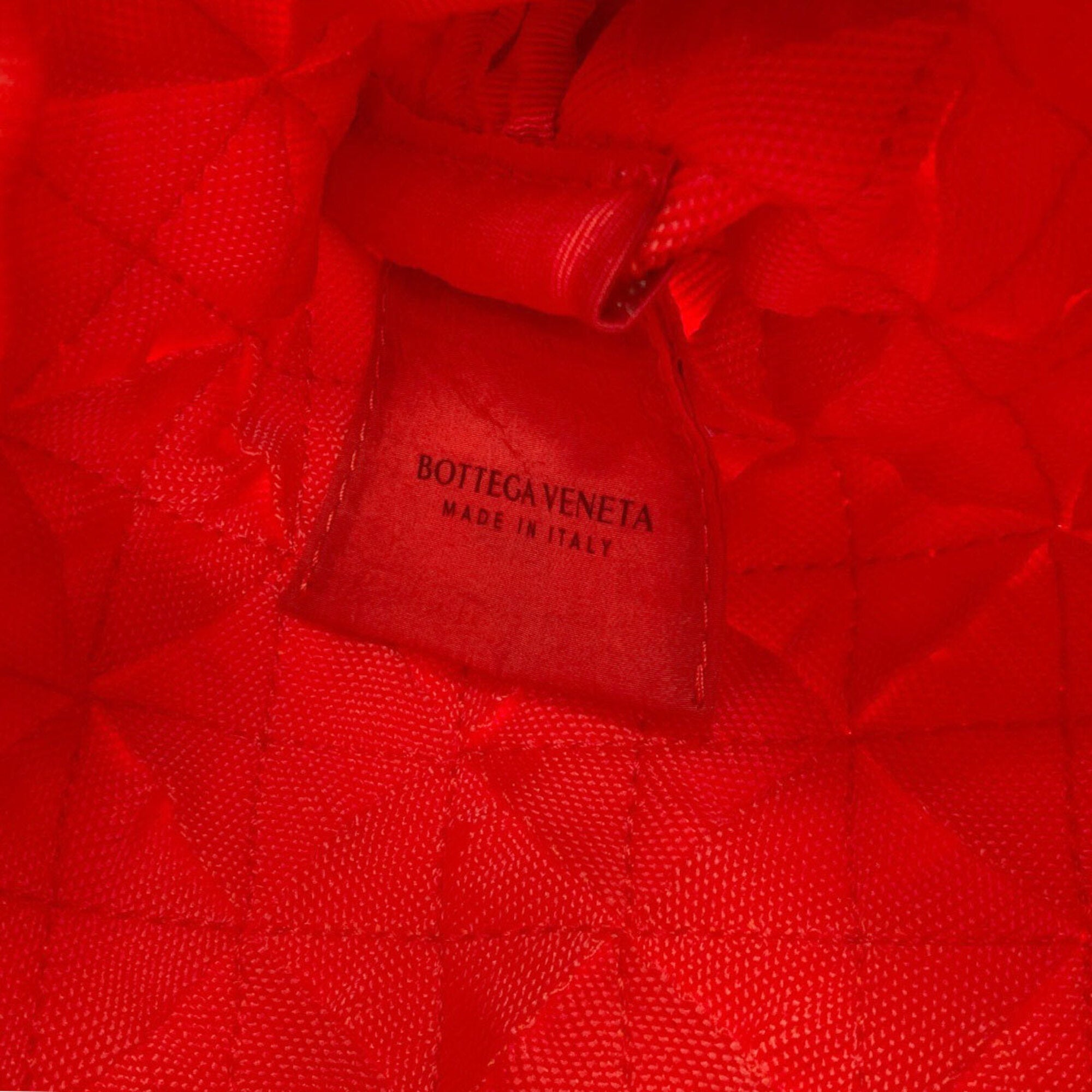 Bottega Veneta Orange Canvas Sling Bag (Pre-Owned)