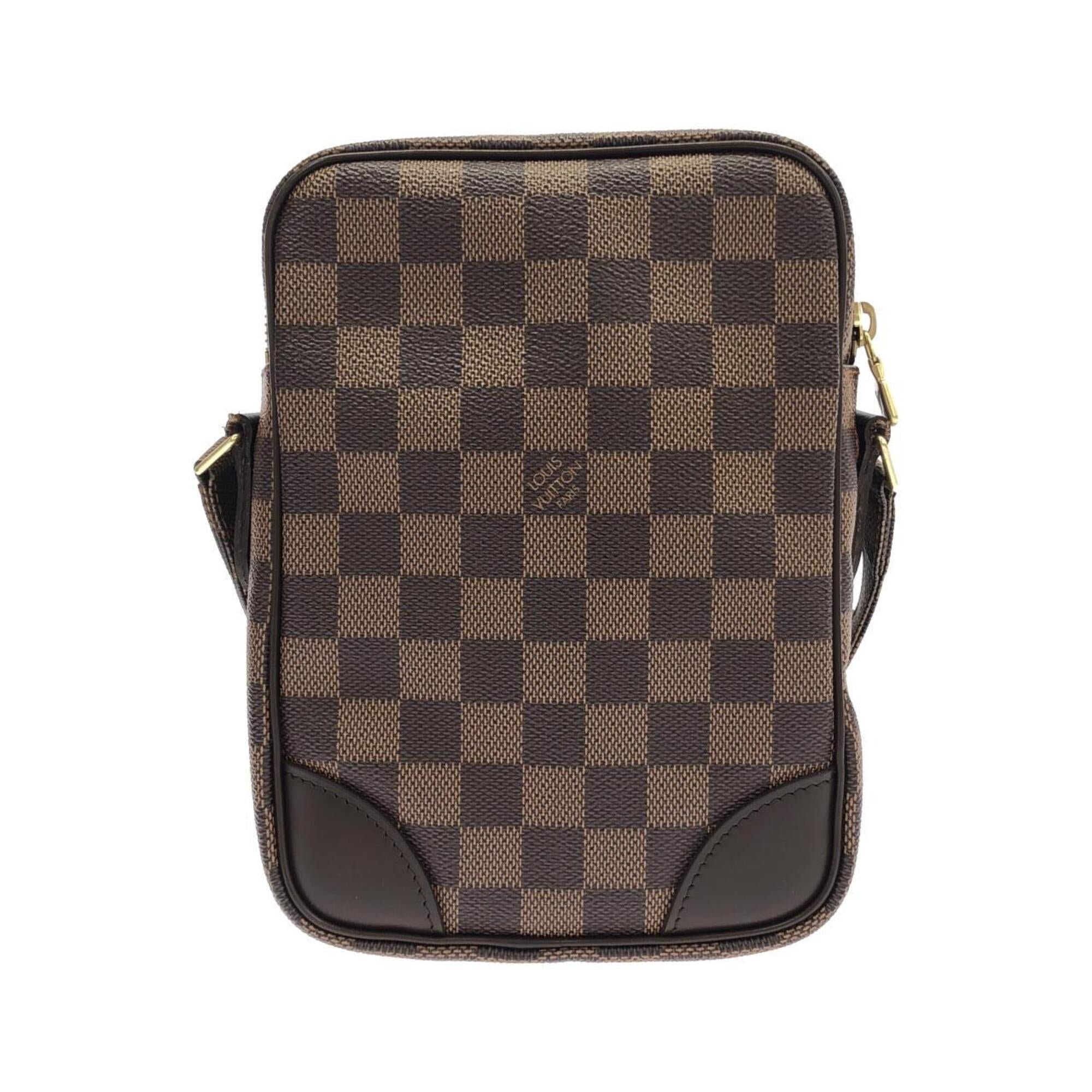 Louis Vuitton Ebene Coated Canvas Shoulder Bag (Pre-Owned)
