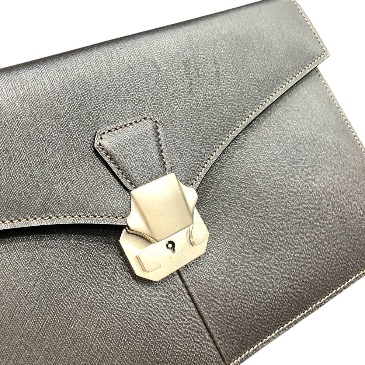 Dunhill Leather Clutch Bag (Pre-Owned)