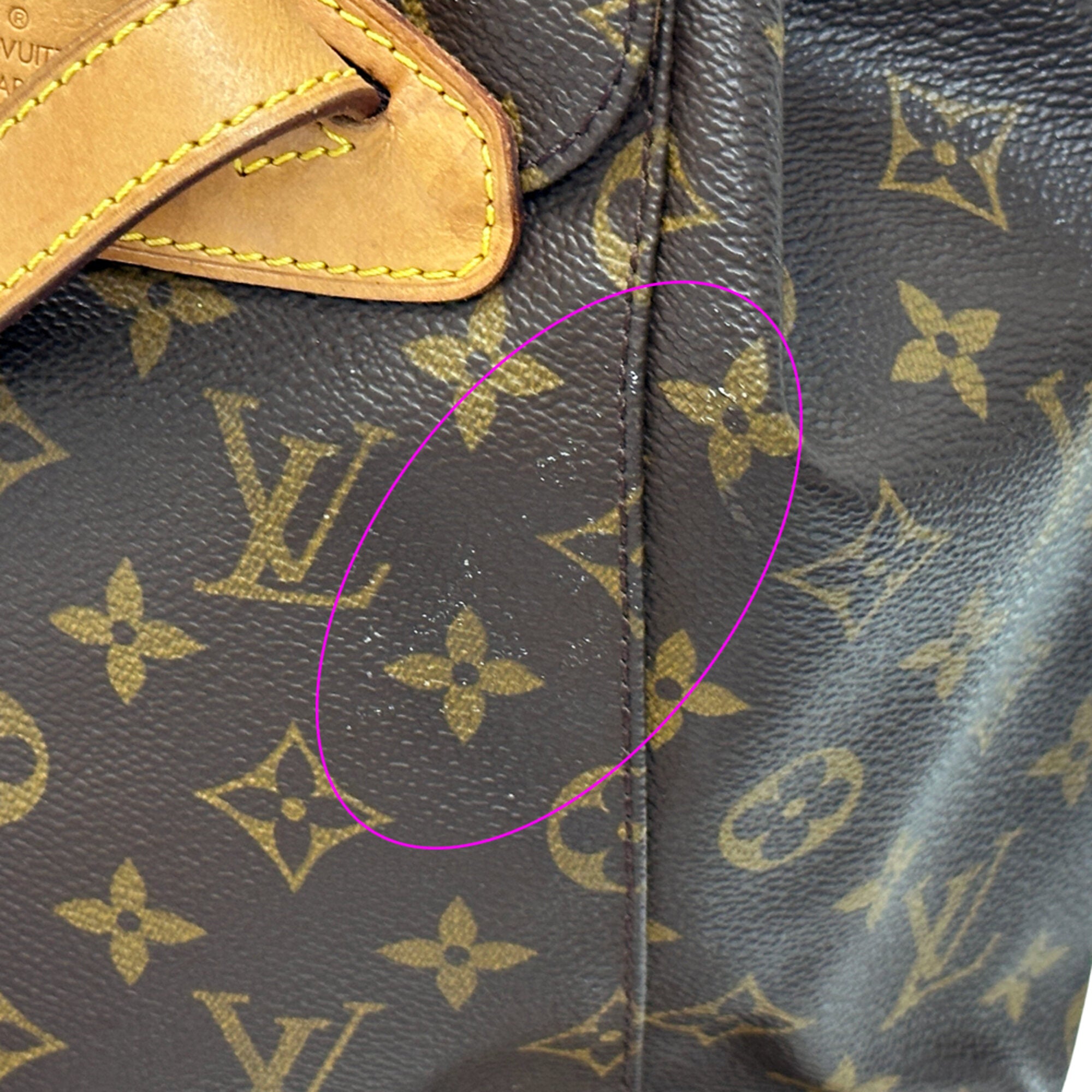 Louis Vuitton Brown Monogram Canvas Backpack (Pre-Owned)