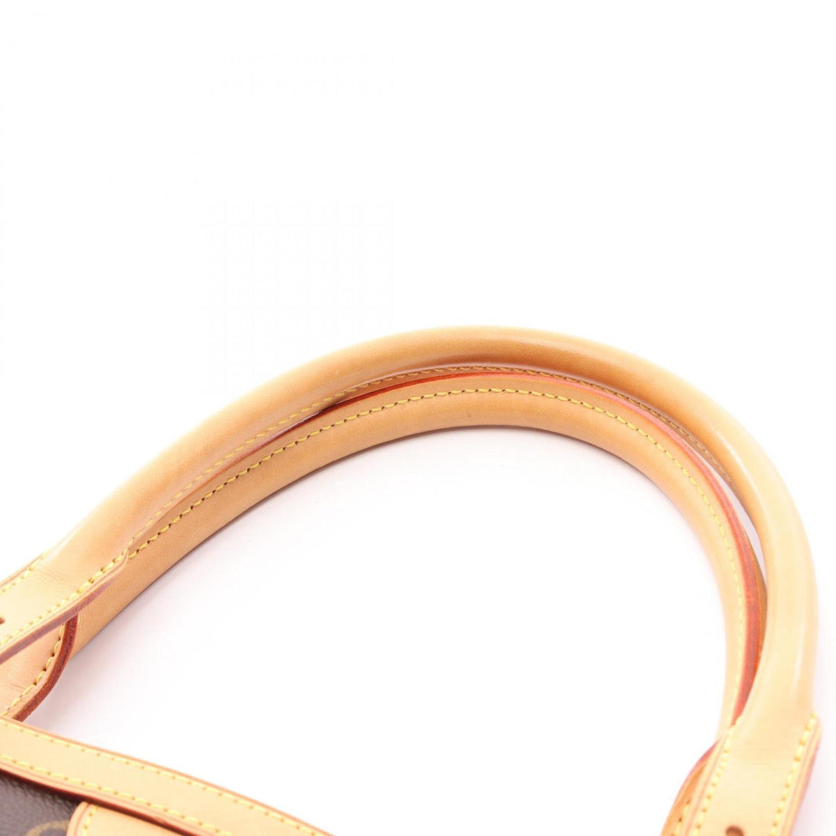 Louis Vuitton Brown Monogram Coated Canvas Leather Handbag (Pre-Owned)