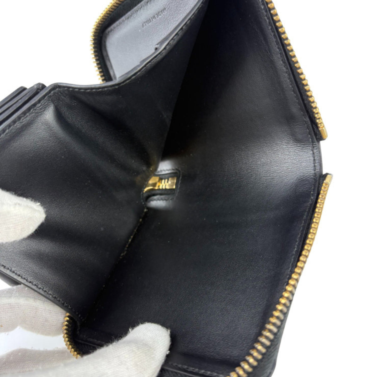 Celine Black Leather Wallet (Bi-Fold) (Pre-Owned)