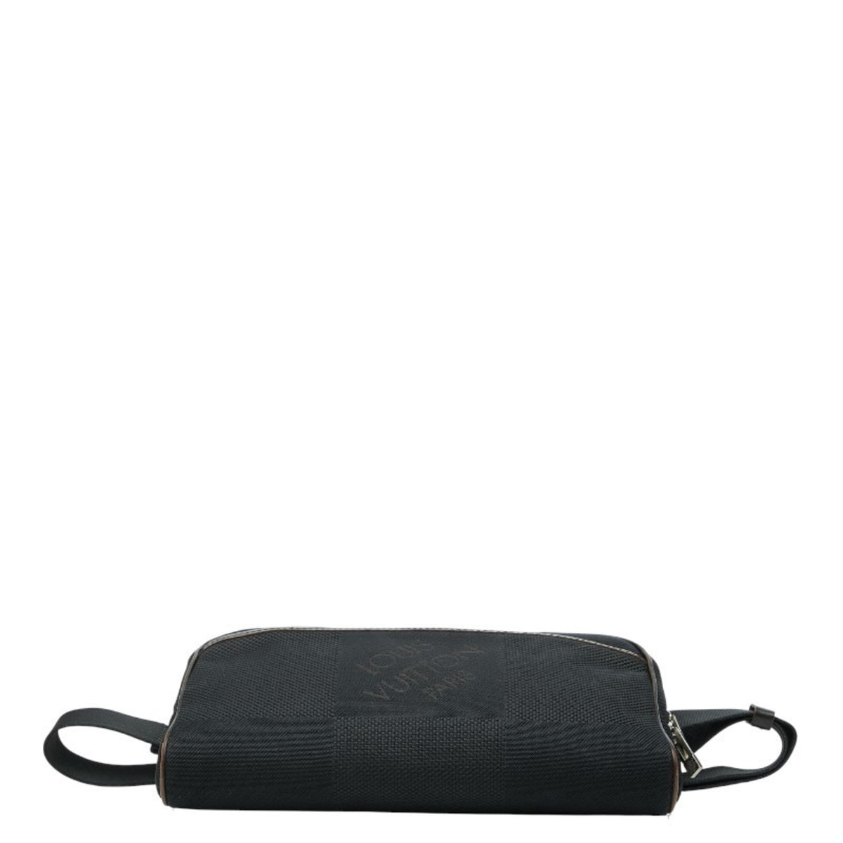 Louis Vuitton Black Noir Canvas Leather Sling Bag (Pre-Owned)