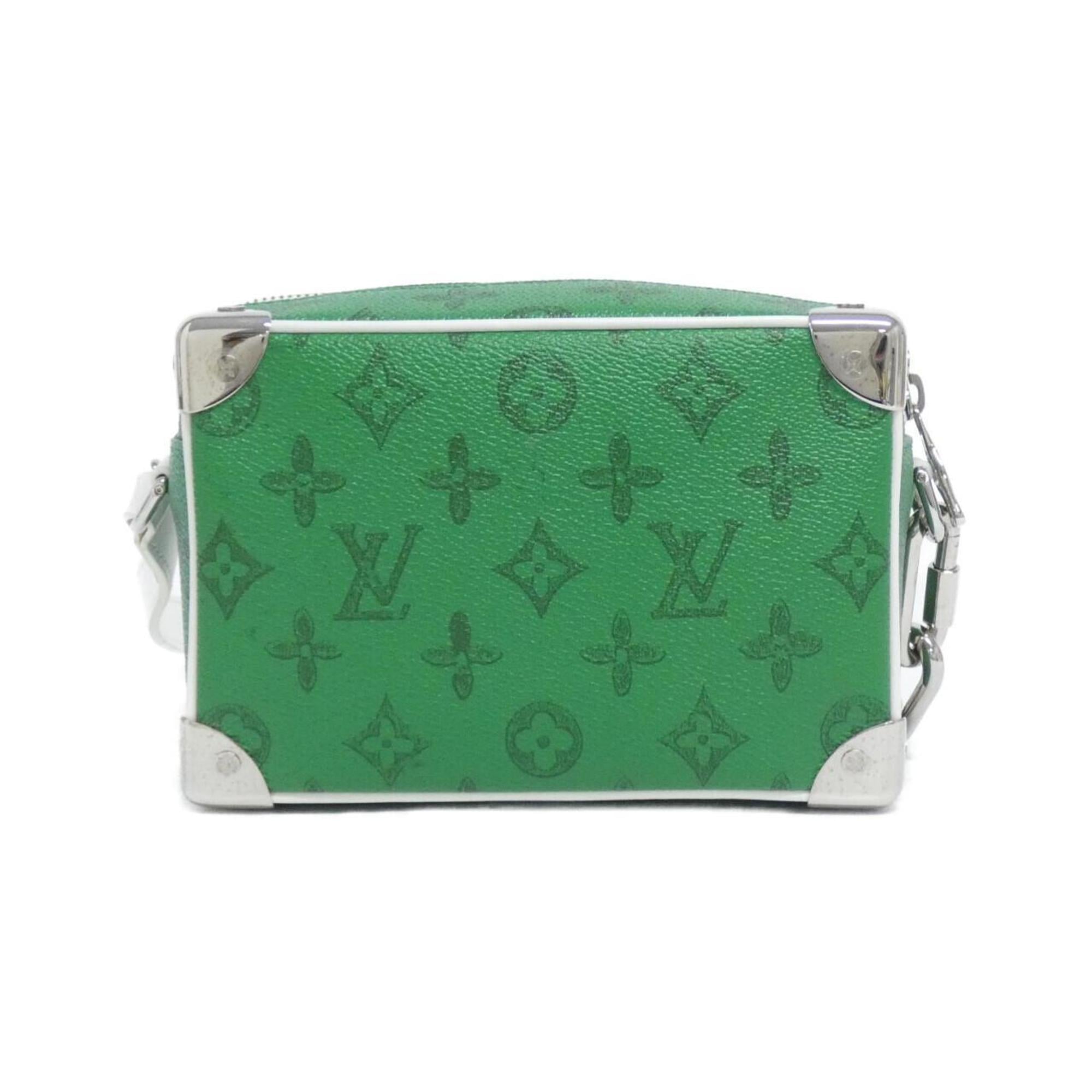 Louis Vuitton Green Vert Coated Canvas Shoulder Bag (Pre-Owned)
