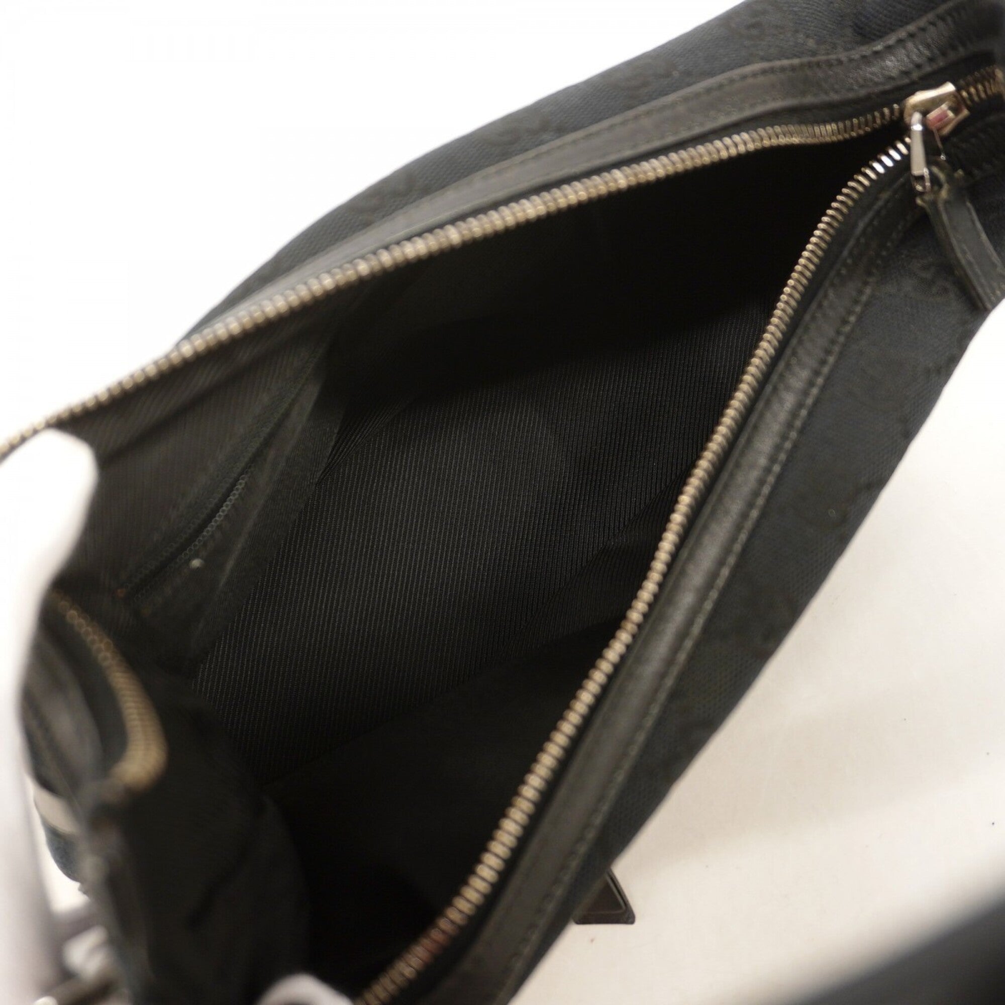 Gucci Black Canvas Handbag (Pre-Owned)