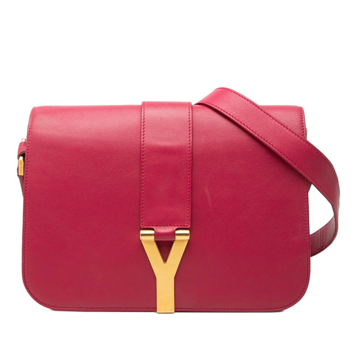 Saint Laurent Pink Leather Shoulder Bag (Pre-Owned)