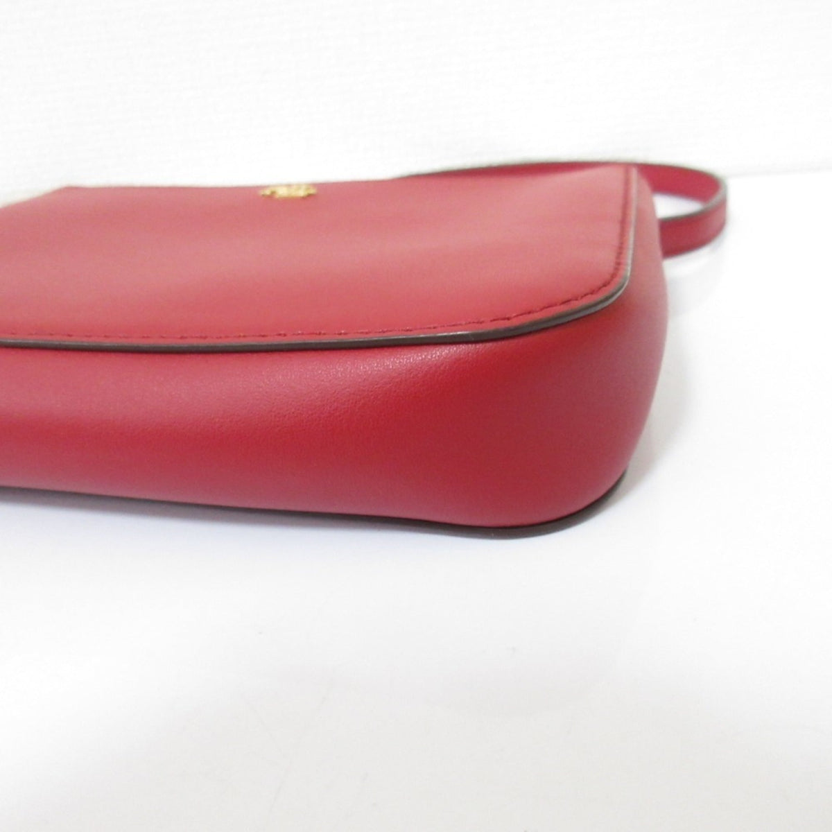 Ralph Lauren Red Color Leather Shoulder Bag (Pre-Owned)