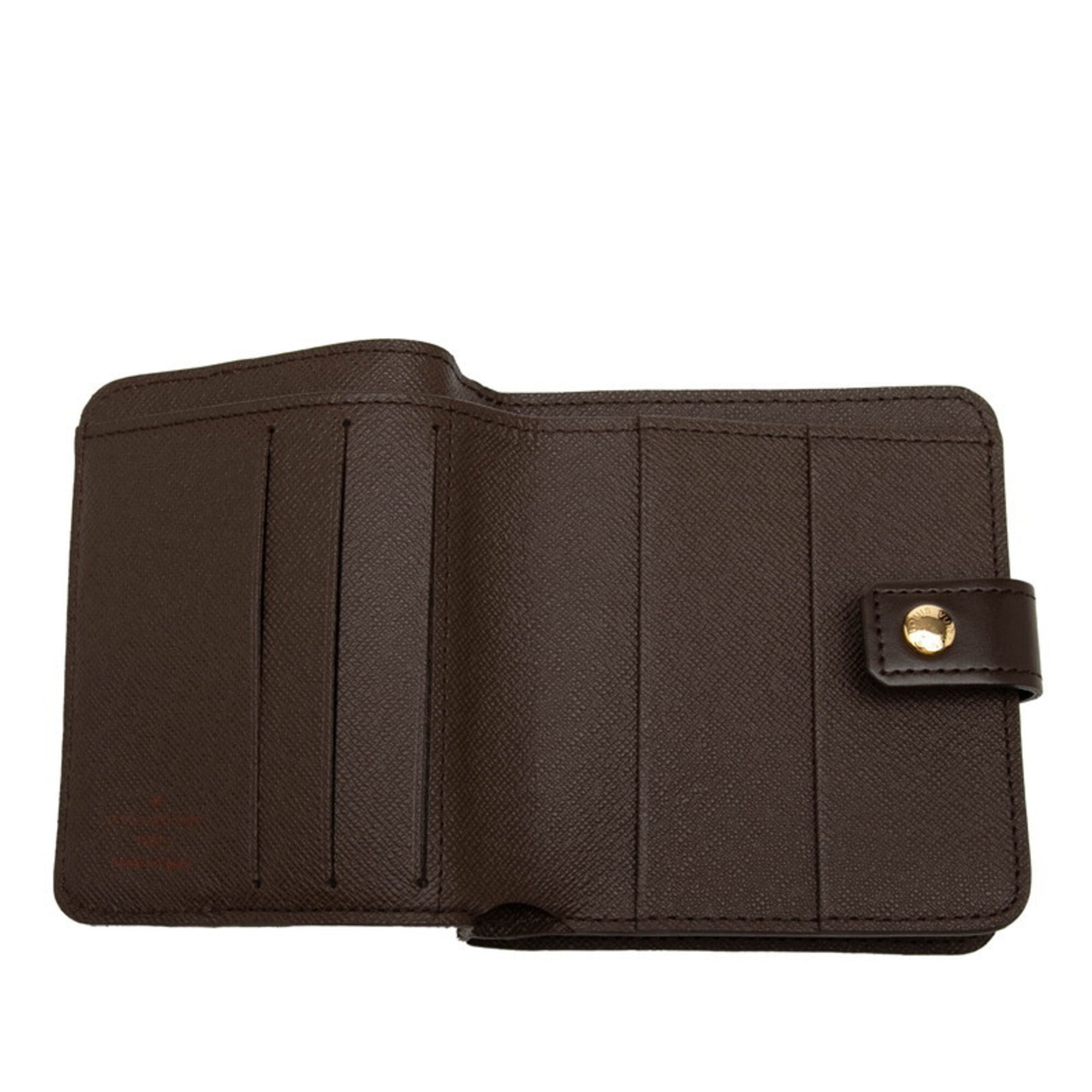 Louis Vuitton Brown Pvc Leather Wallet (Bi-Fold) (Pre-Owned)