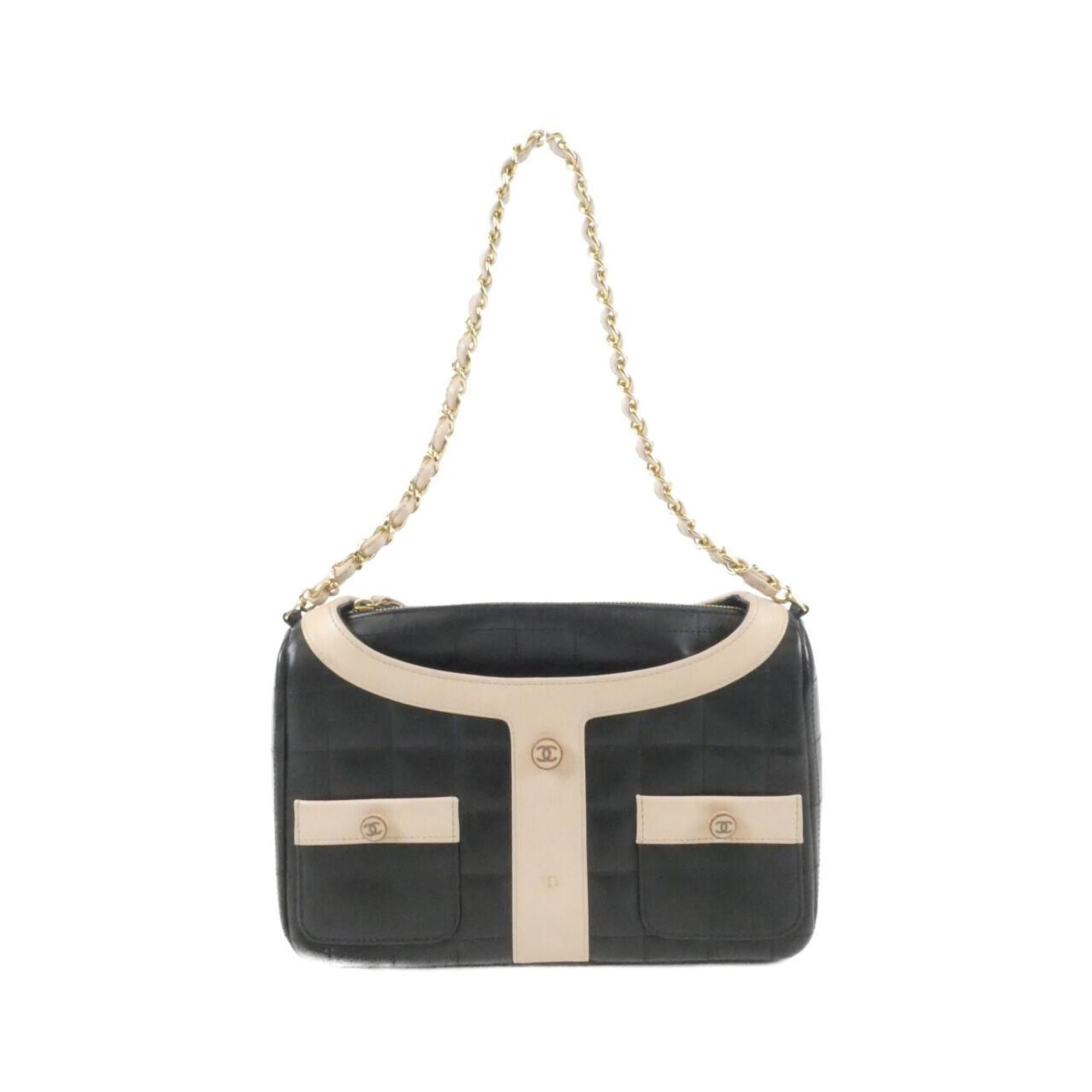 Chanel Black Pink Shoulder Bag (Pre-Owned)