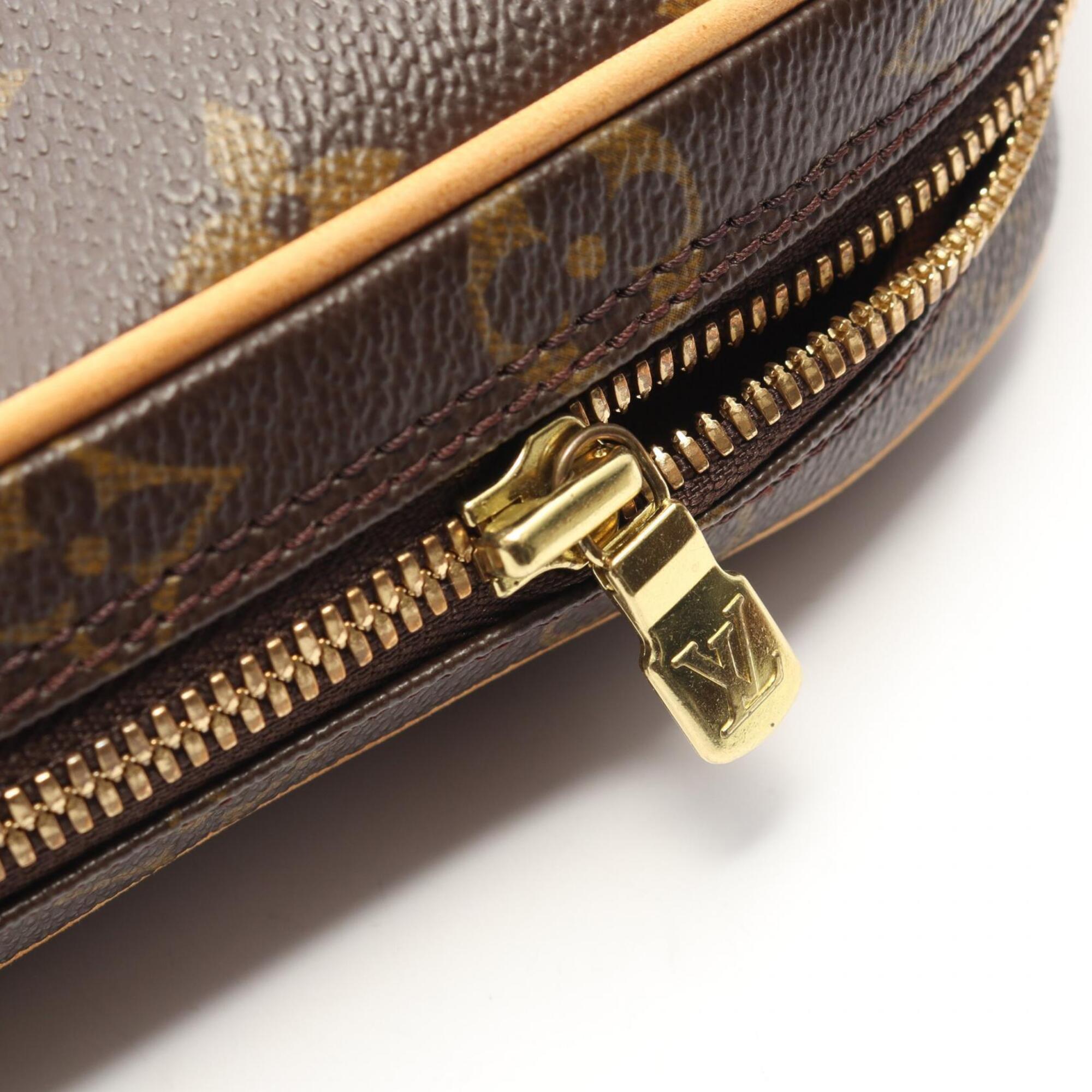 Louis Vuitton Brown Monogram Coated Canvas Leather Fanny Pack Sling Bag (Pre-Owned)