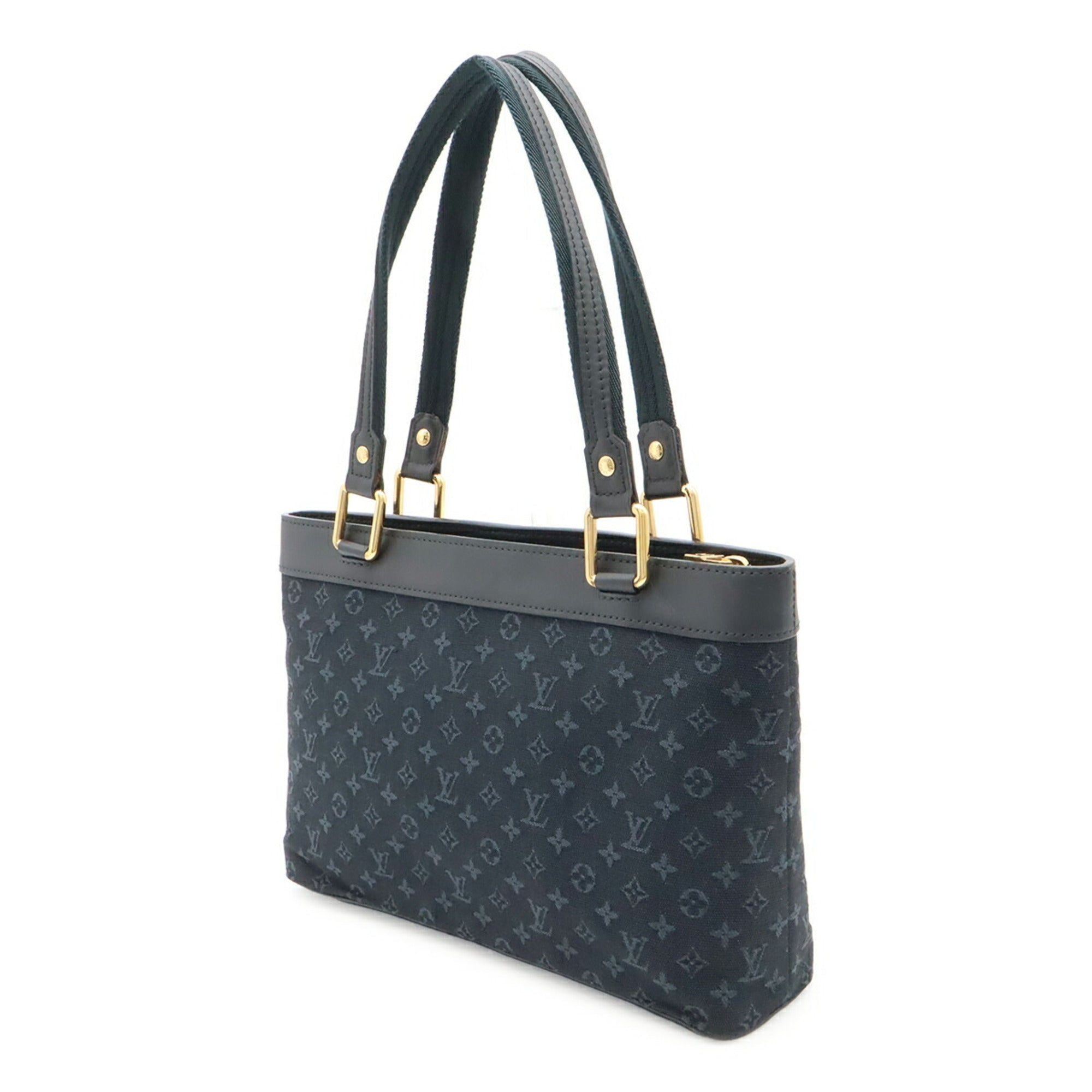 Louis Vuitton Tst Blue Canvas Leather Handbag (Pre-Owned)
