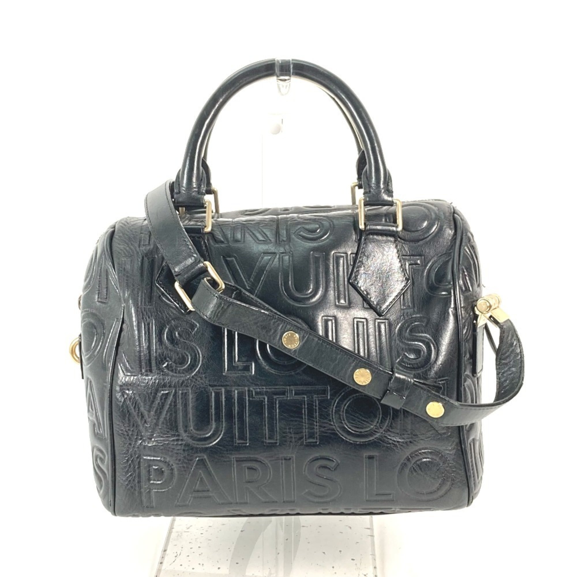 Louis Vuitton Black Galle Monogram Monogram Handbag Shoulder Bag (Pre-Owned)