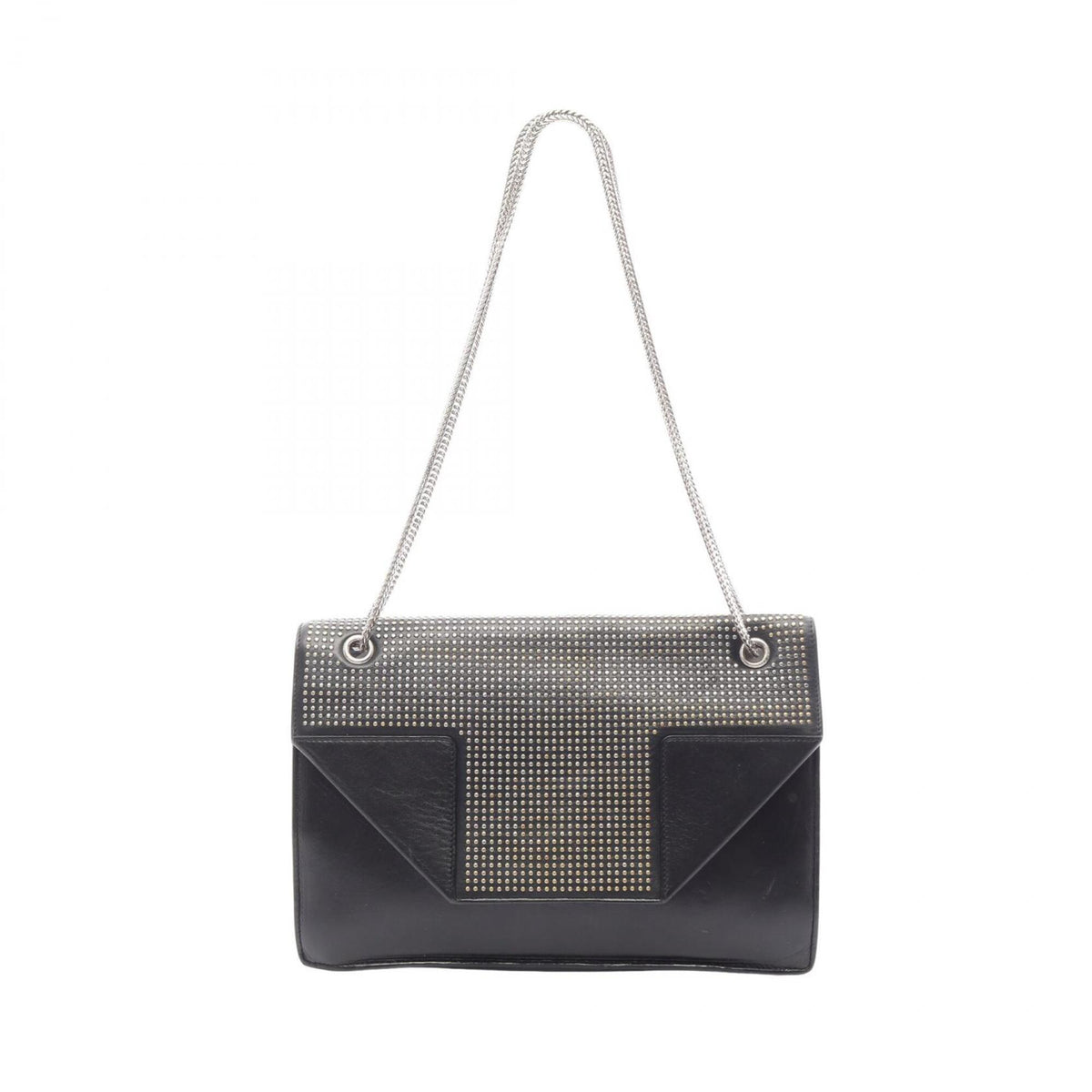 Yves Saint Laurent Black Leather Handbag Shoulder Bag (Pre-Owned)