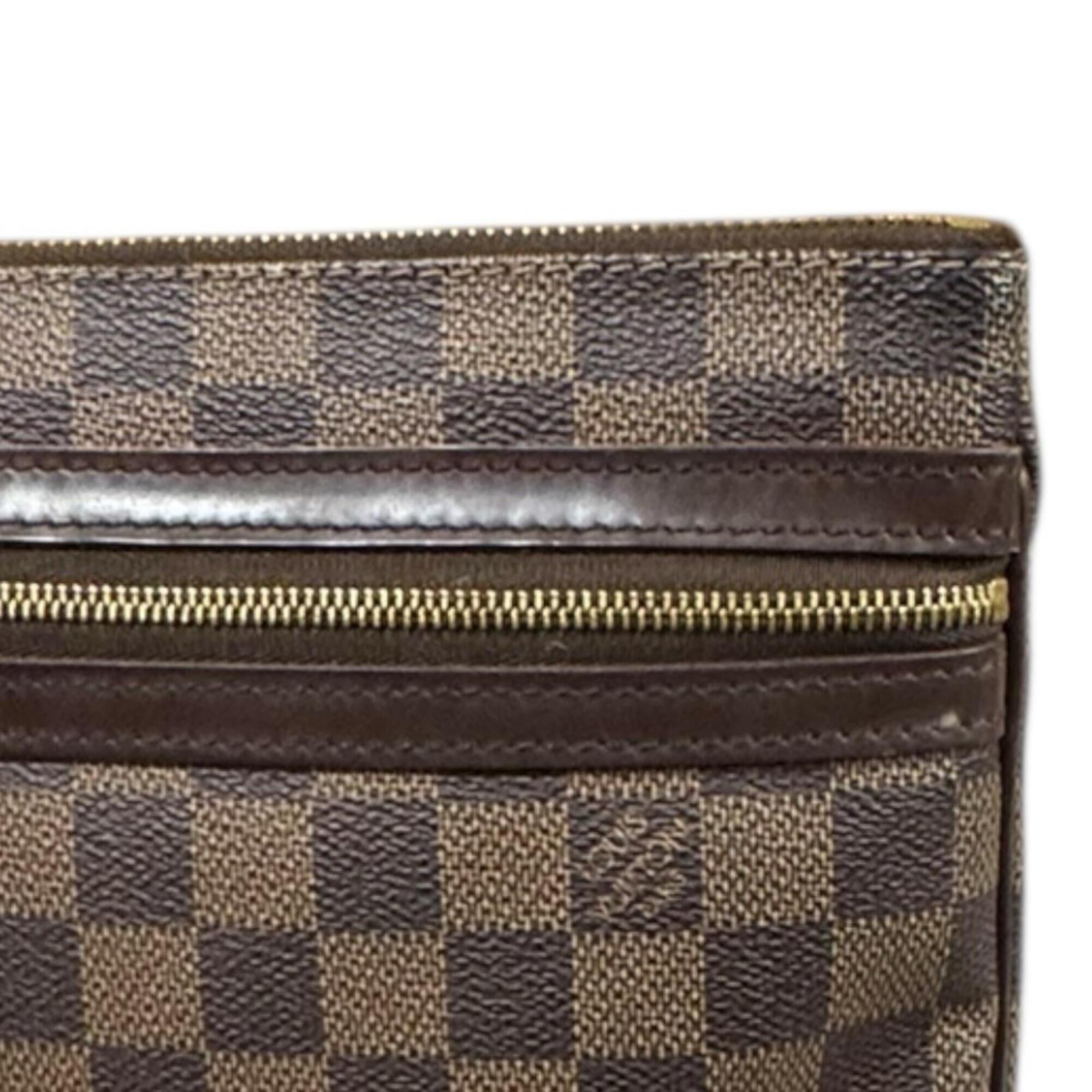 Louis Vuitton Damier Brown Damier Canvas Damier Canvas Shoulder Bag (Pre-Owned)