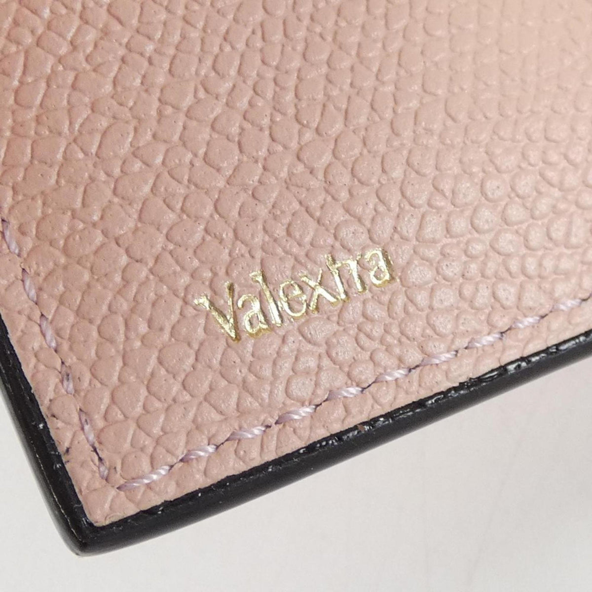 Valextra Pink Leather Wallet (Bi-Fold) (Pre-Owned)