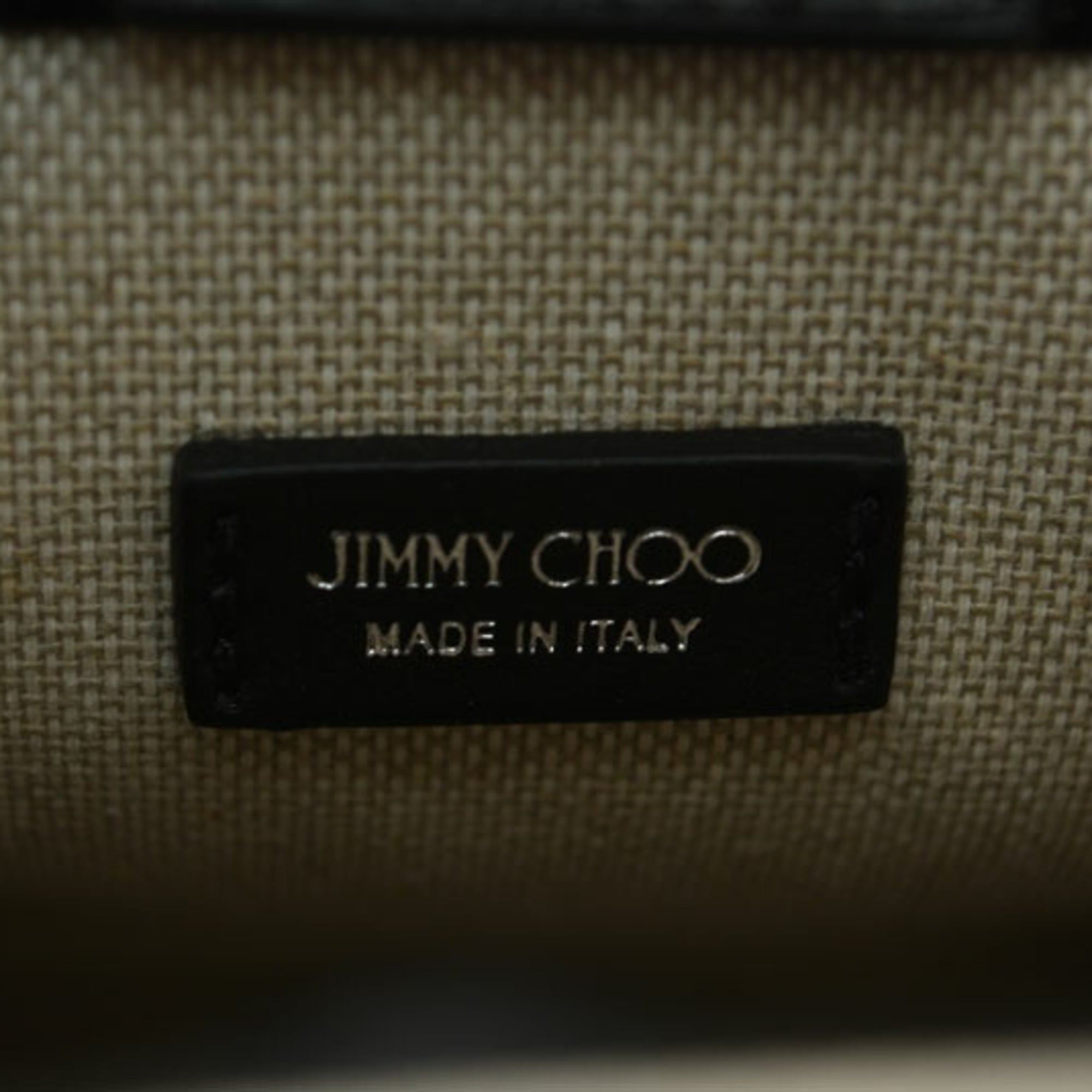 Jimmy Choo Cotton Shoulder Bag Tote Bag (Pre-Owned)