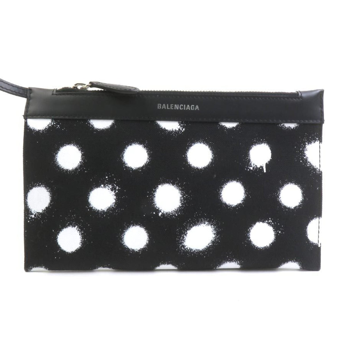Balenciaga Black Canvas Leather Handbag (Pre-Owned)