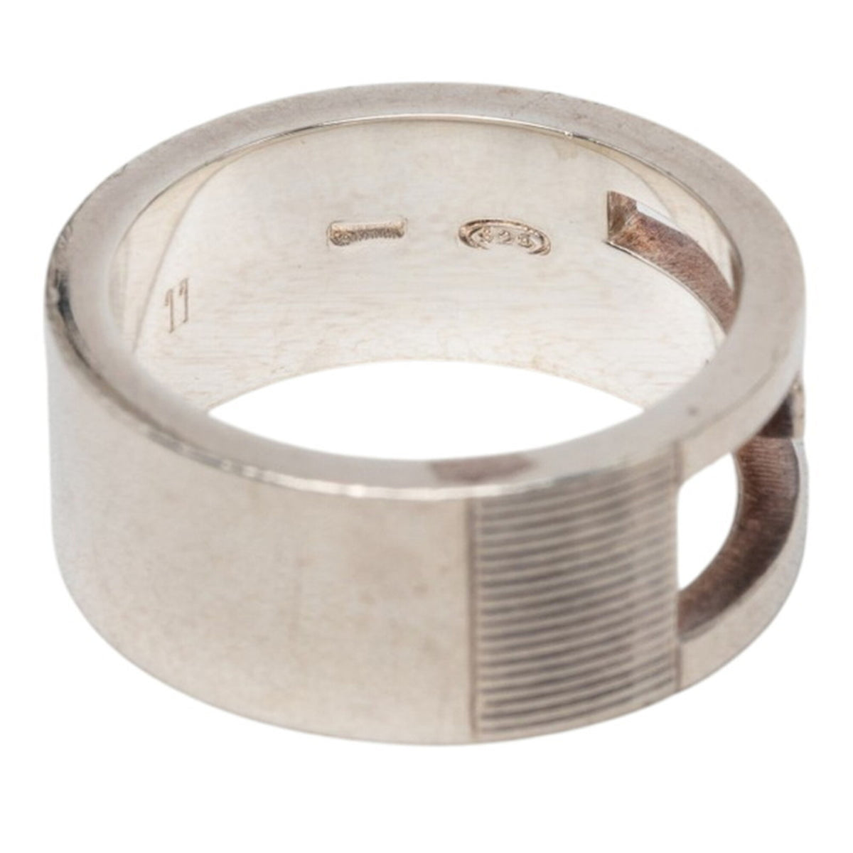 Gucci Silver Silver 925 Band Ring (Pre-Owned)