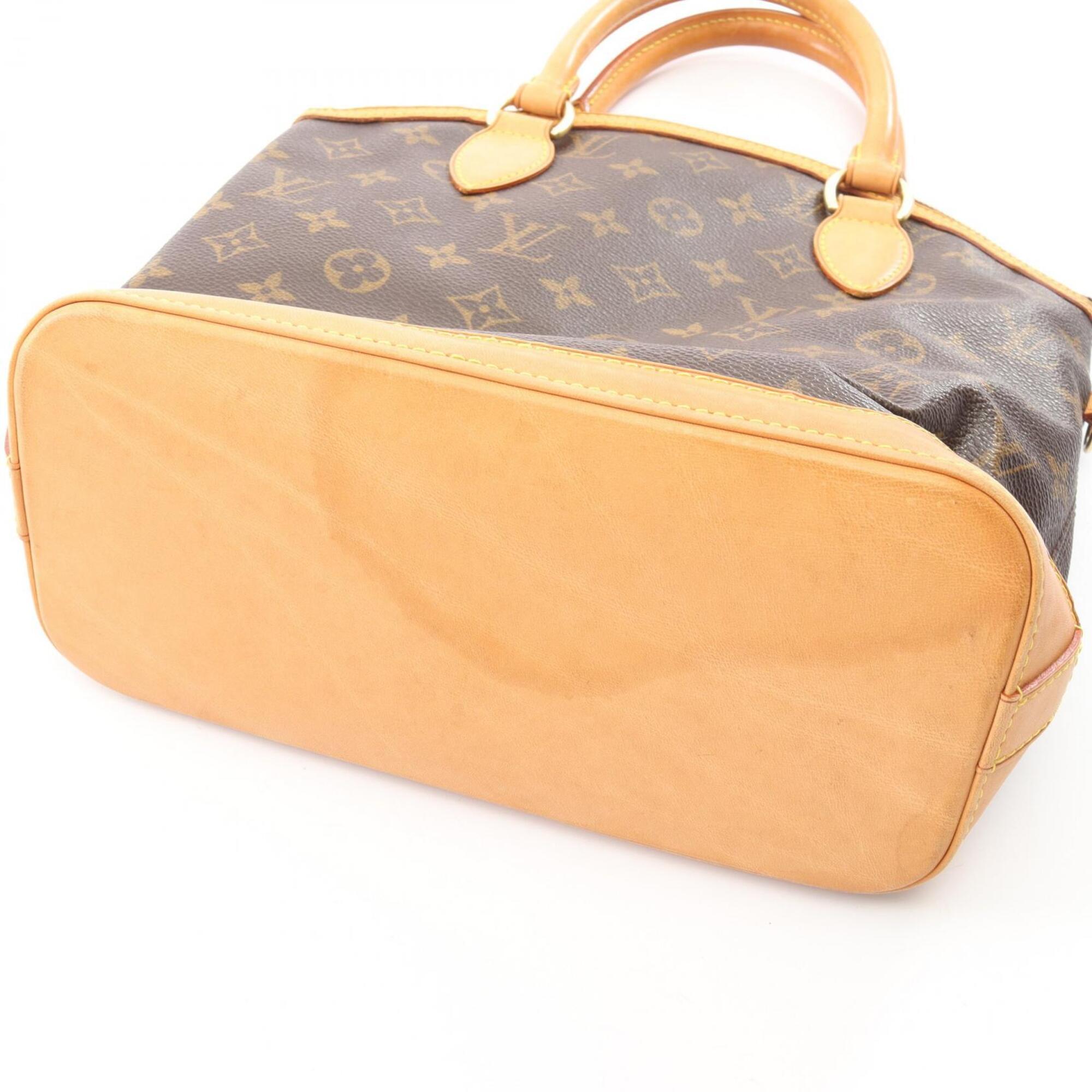 Louis Vuitton Brown Pvc Leather Handbag (Pre-Owned)