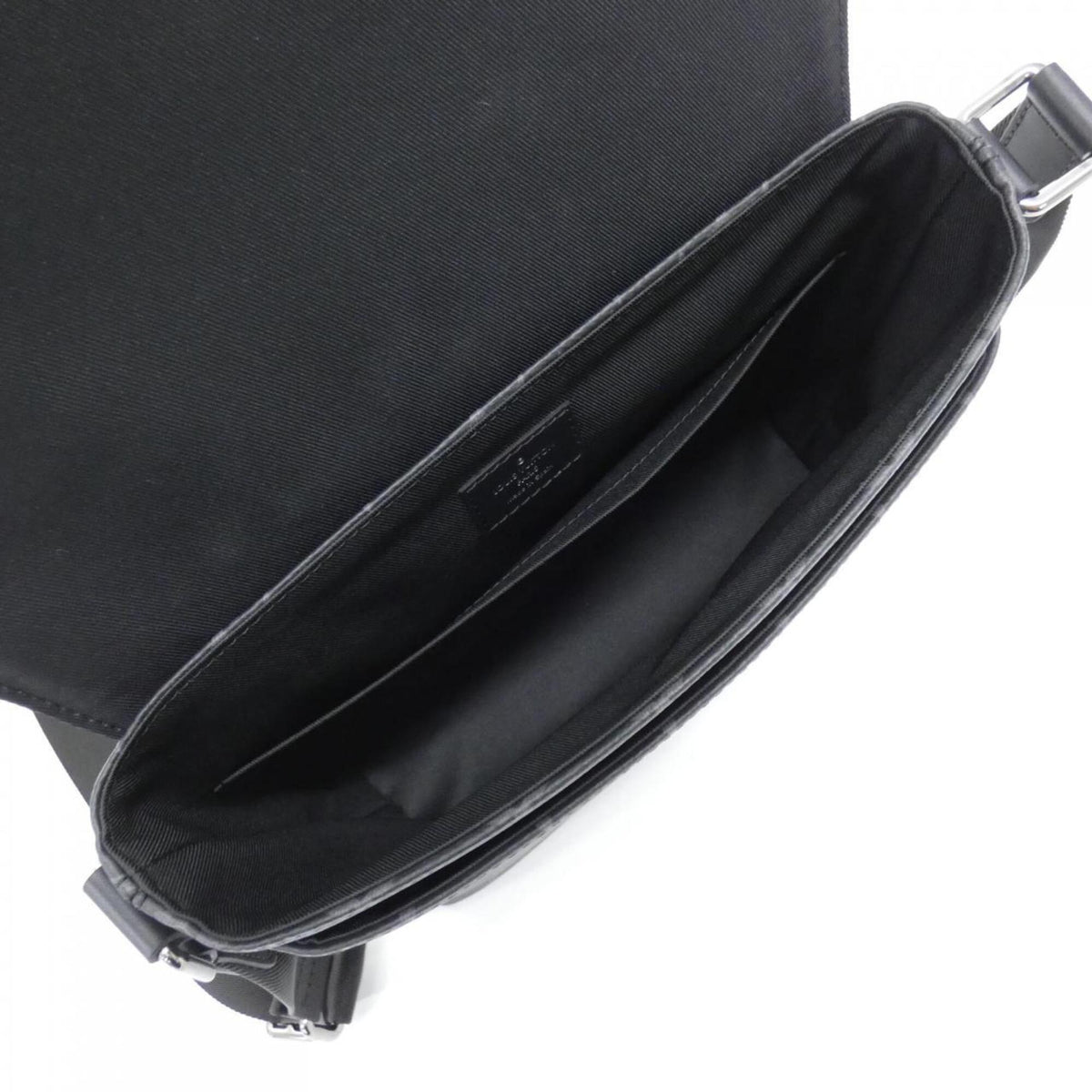 Louis Vuitton Black Coated Canvas Shoulder Bag (Pre-Owned)