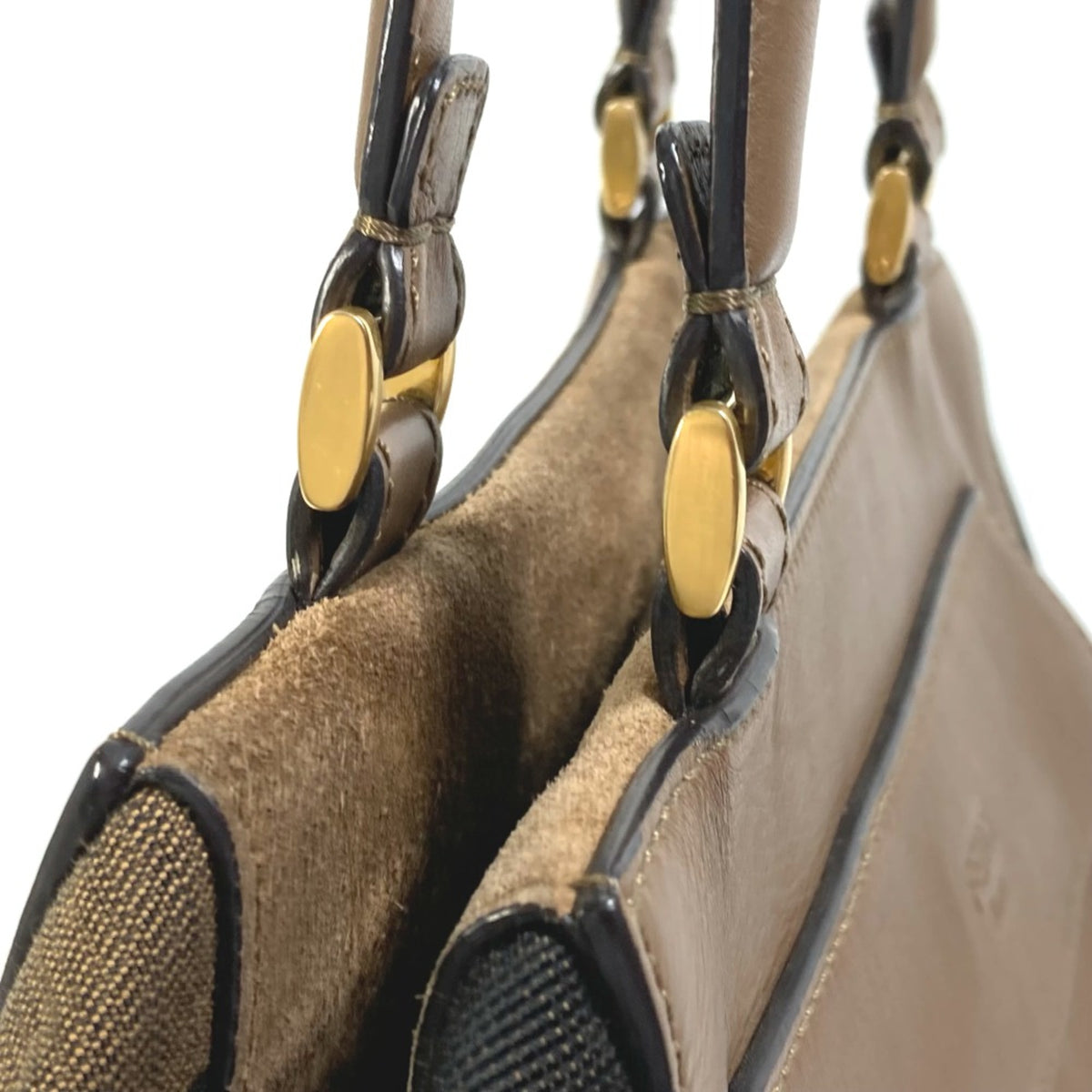 Fendi Brown Leather Handbag (Pre-Owned)