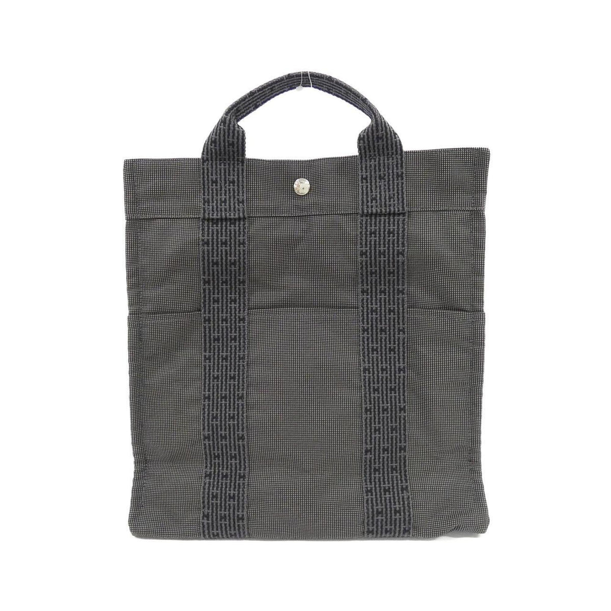 Hermes Black Canvas Backpack (Pre-Owned)