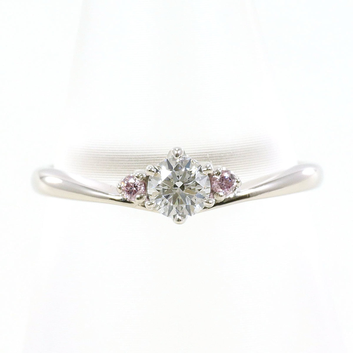 Unbranded Pink Platinum Platinum 900 Band Ring (Pre-Owned)