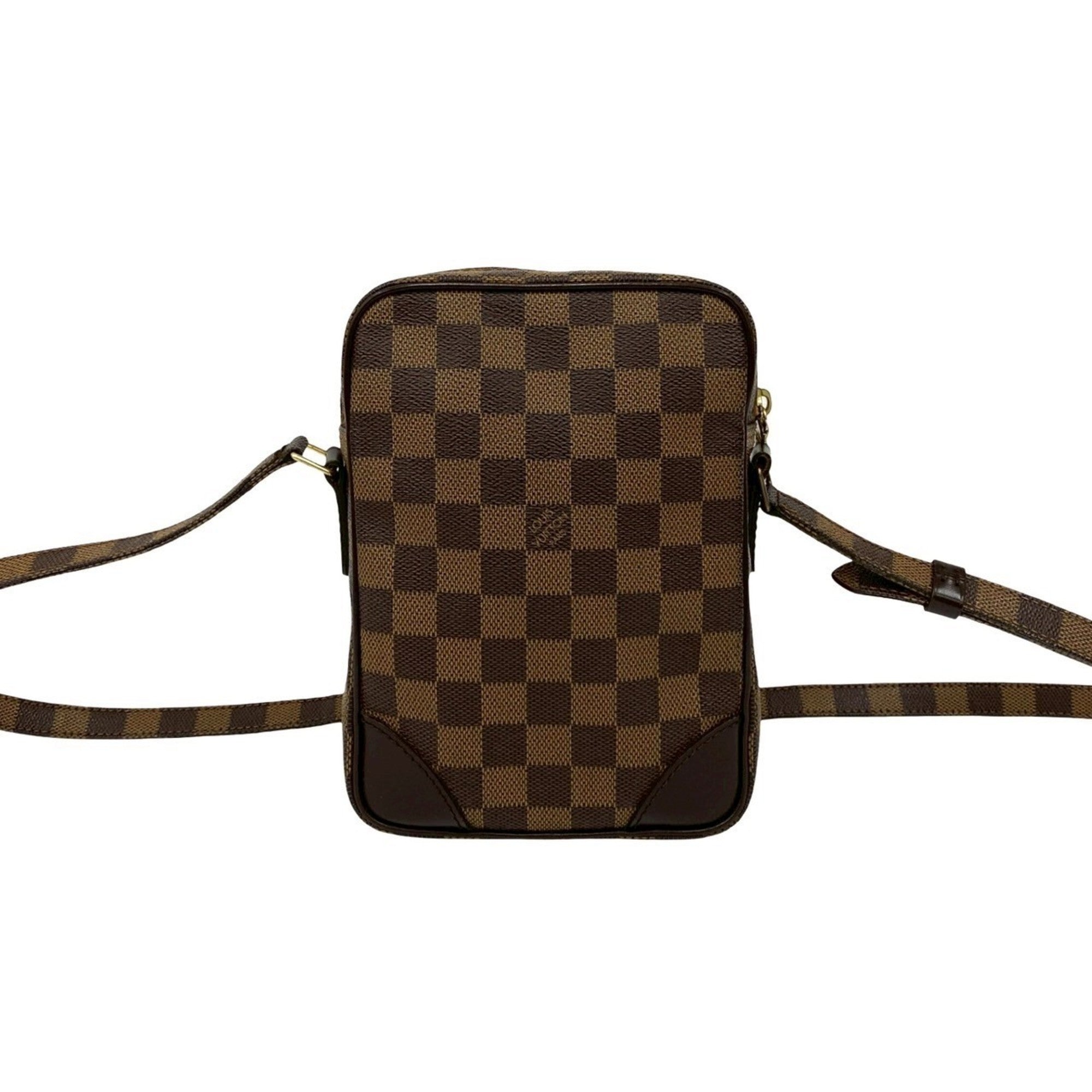 Louis Vuitton Brown Leather Pvc Pochette Shoulder Bag (Pre-Owned)