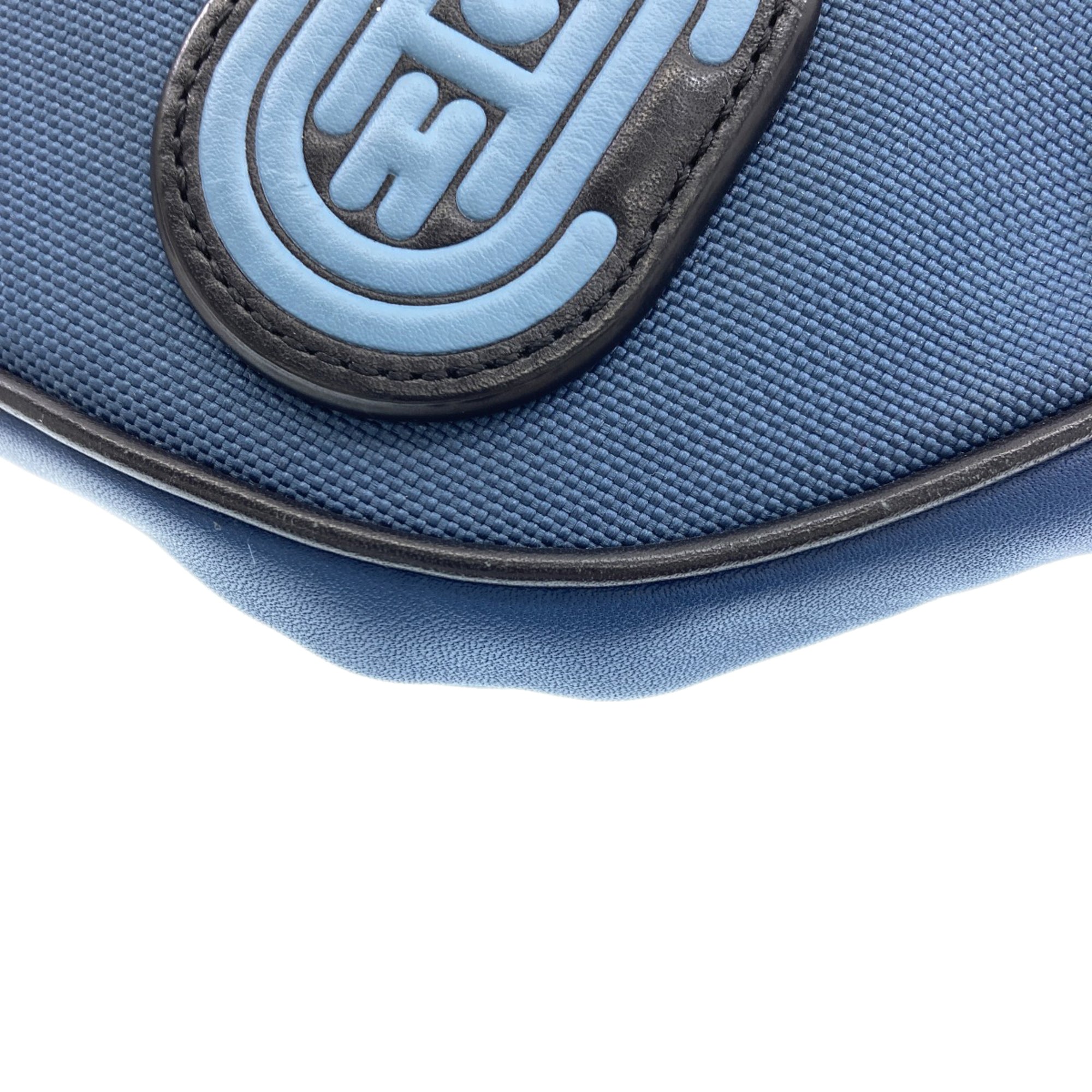 Coach Blue Leather Sling Bag (Pre-Owned)