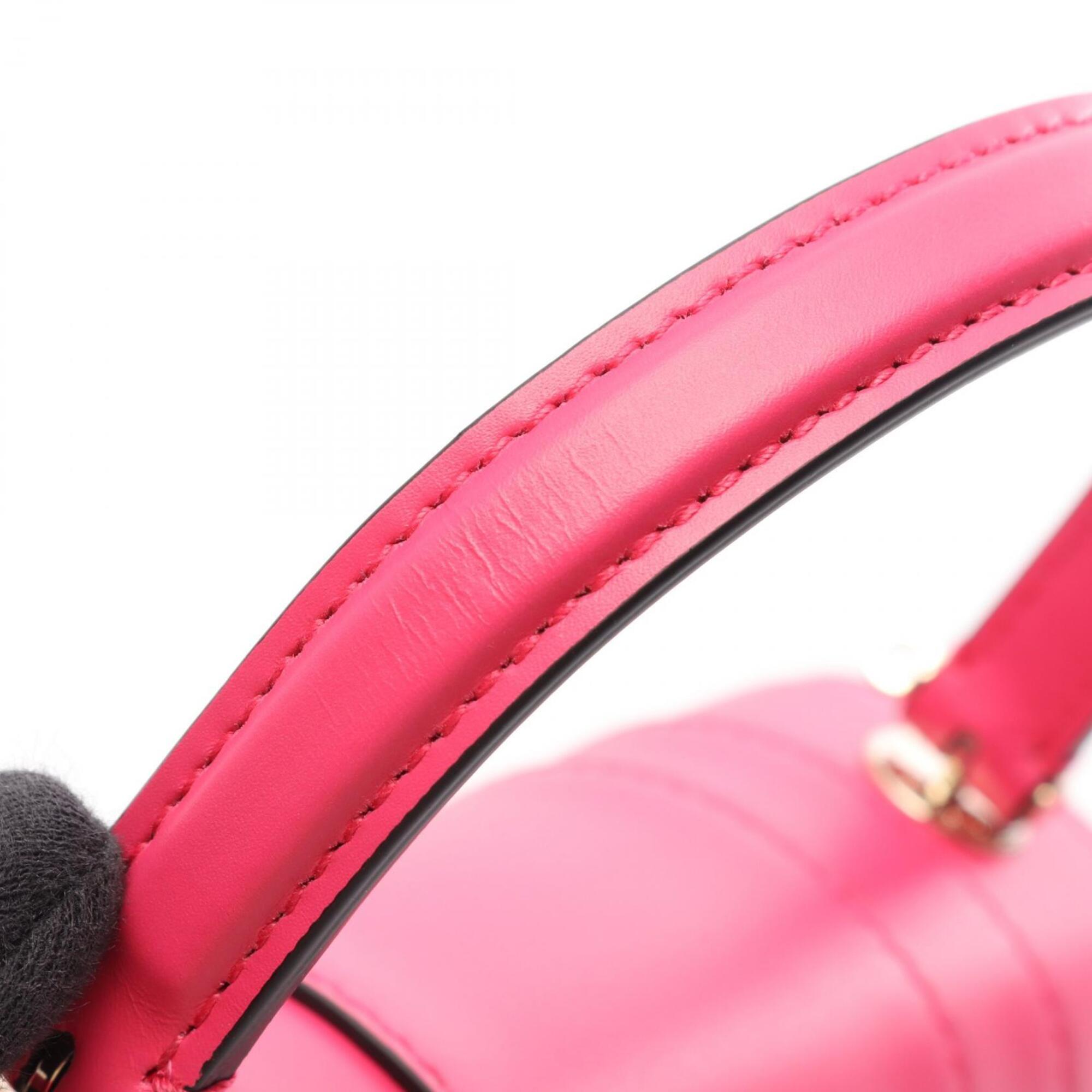 Bvlgari Pink Leather Handbag (Pre-Owned)