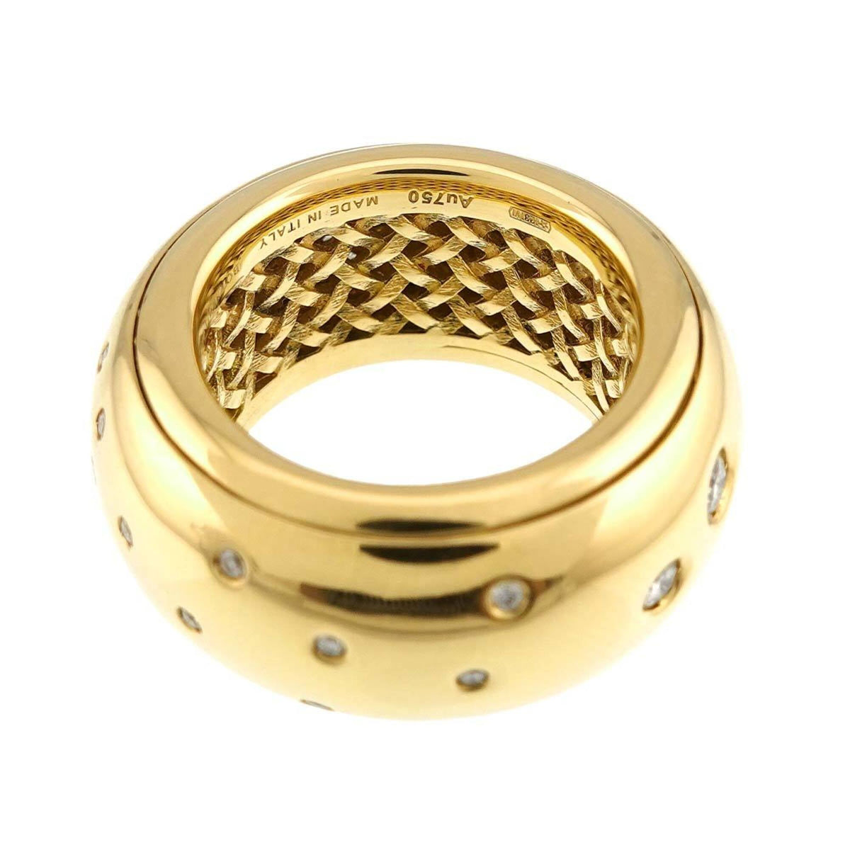 Bottega Veneta Yellow Gold (18K) Band Ring (Pre-Owned)